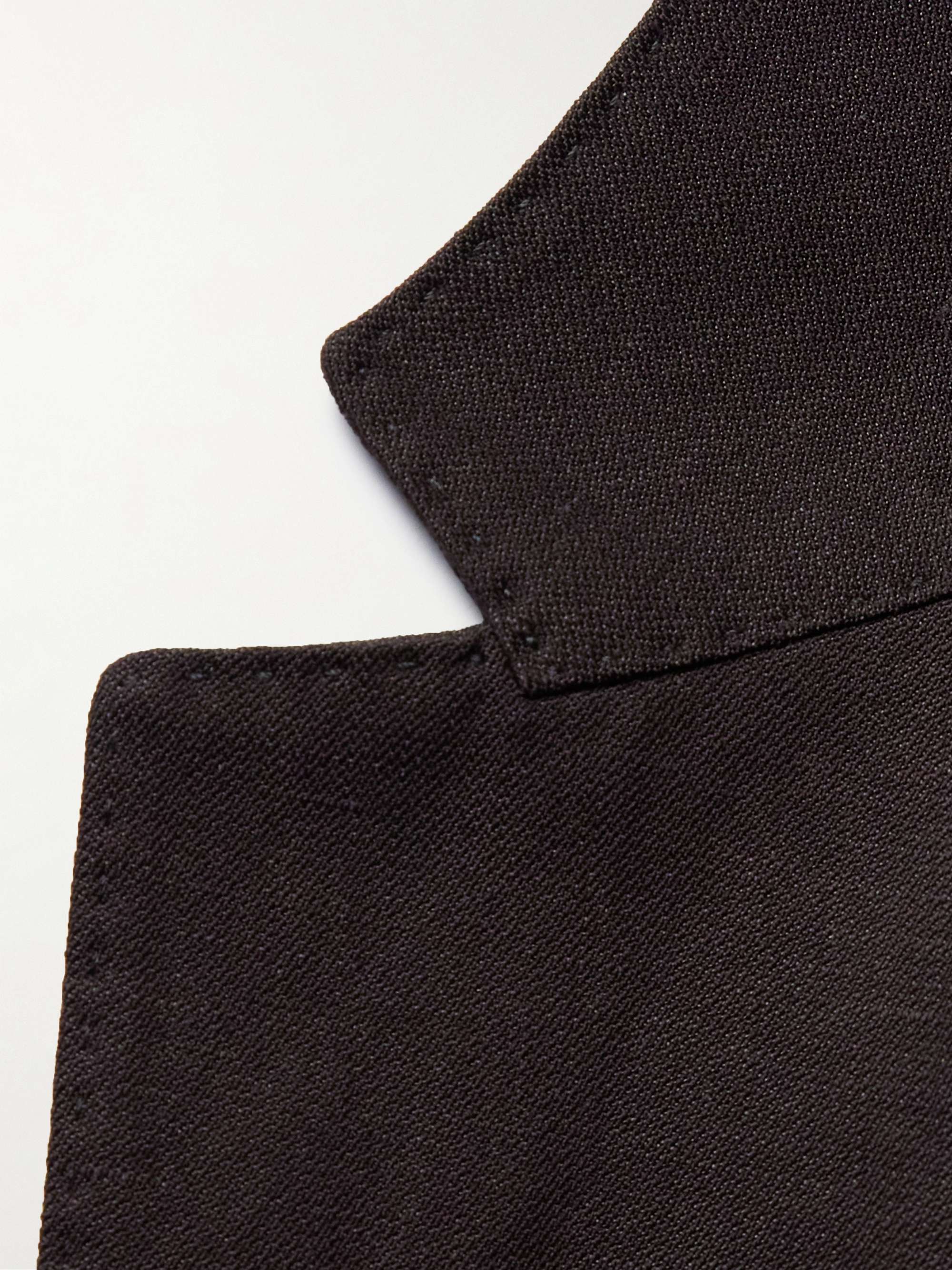 Slim-Fit Wool and Linen-Blend Suit Jacket view
