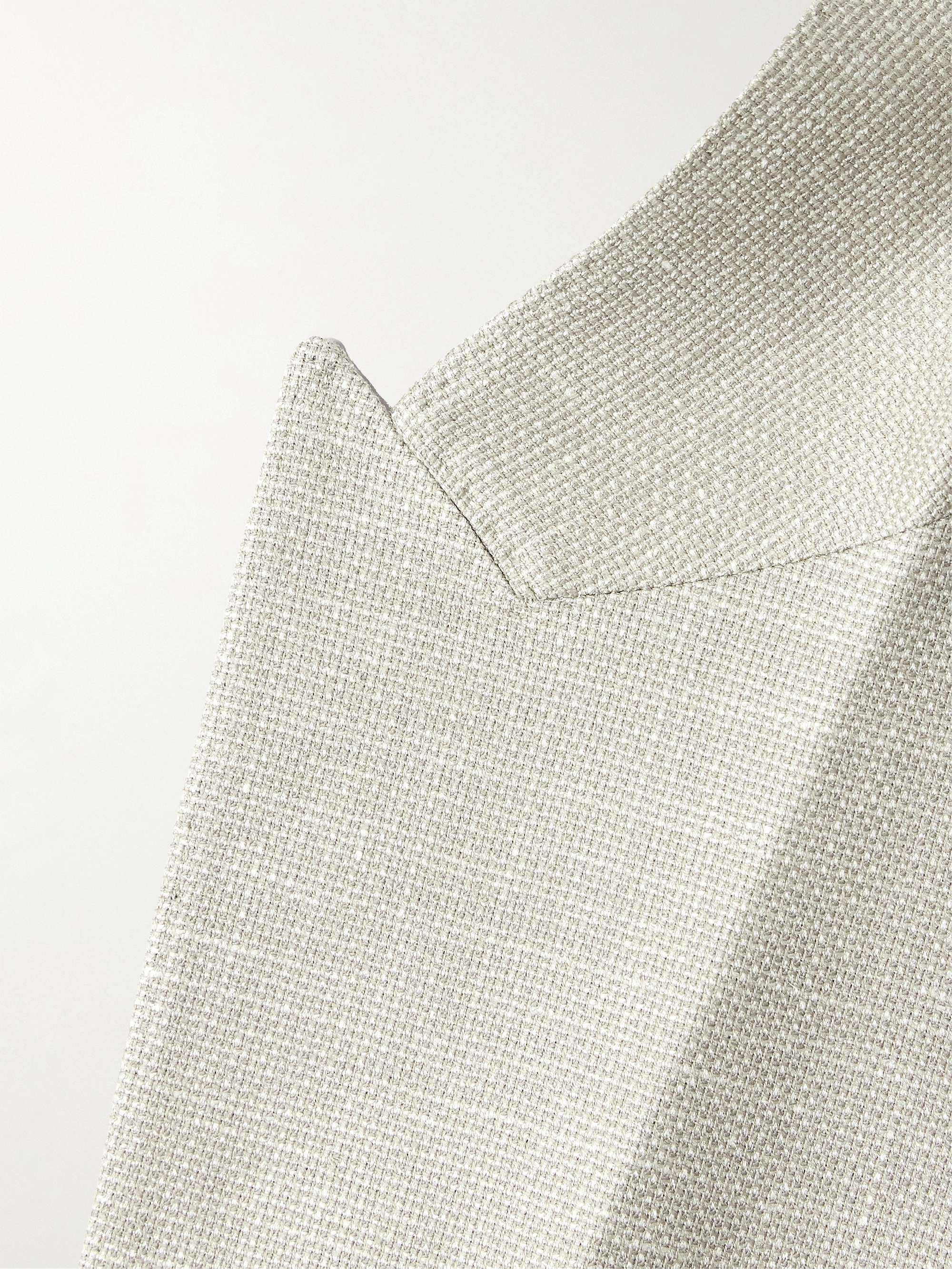 Double-Breasted Woven Blazer view