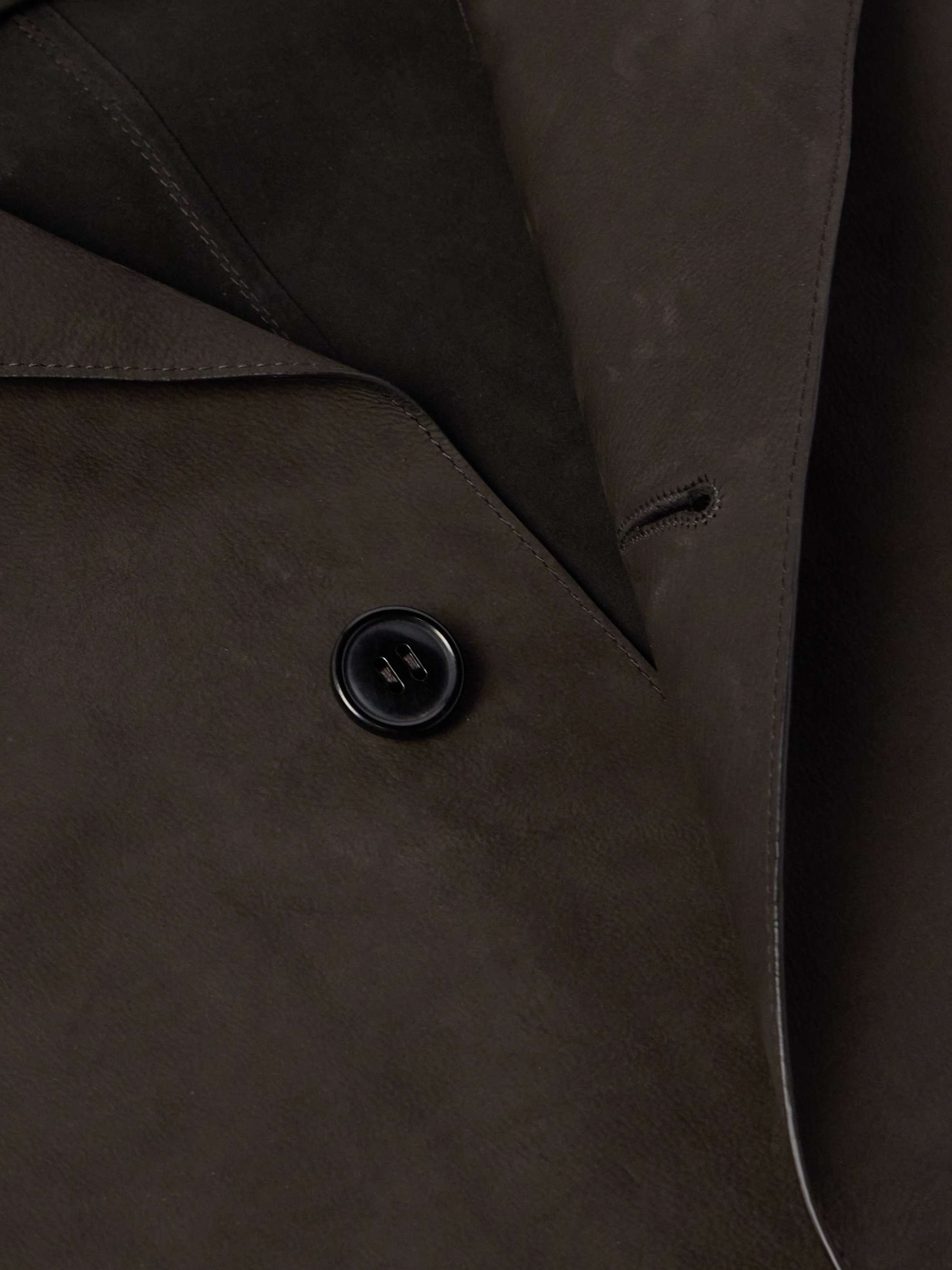 Camp-Collar Nubuck Jacket view