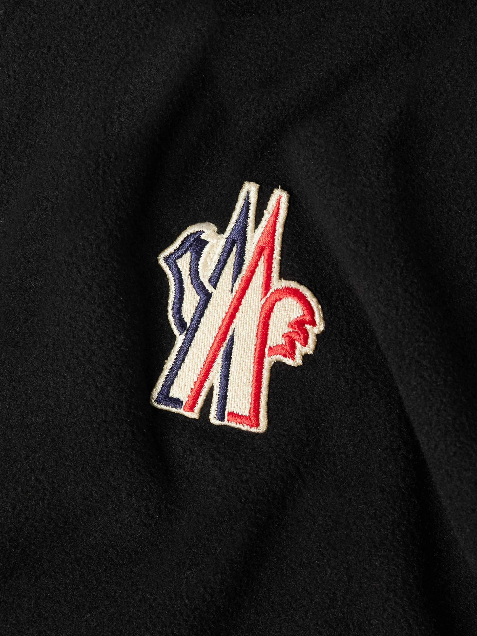 Shell-Trimmed Fleece Ski Jacket view