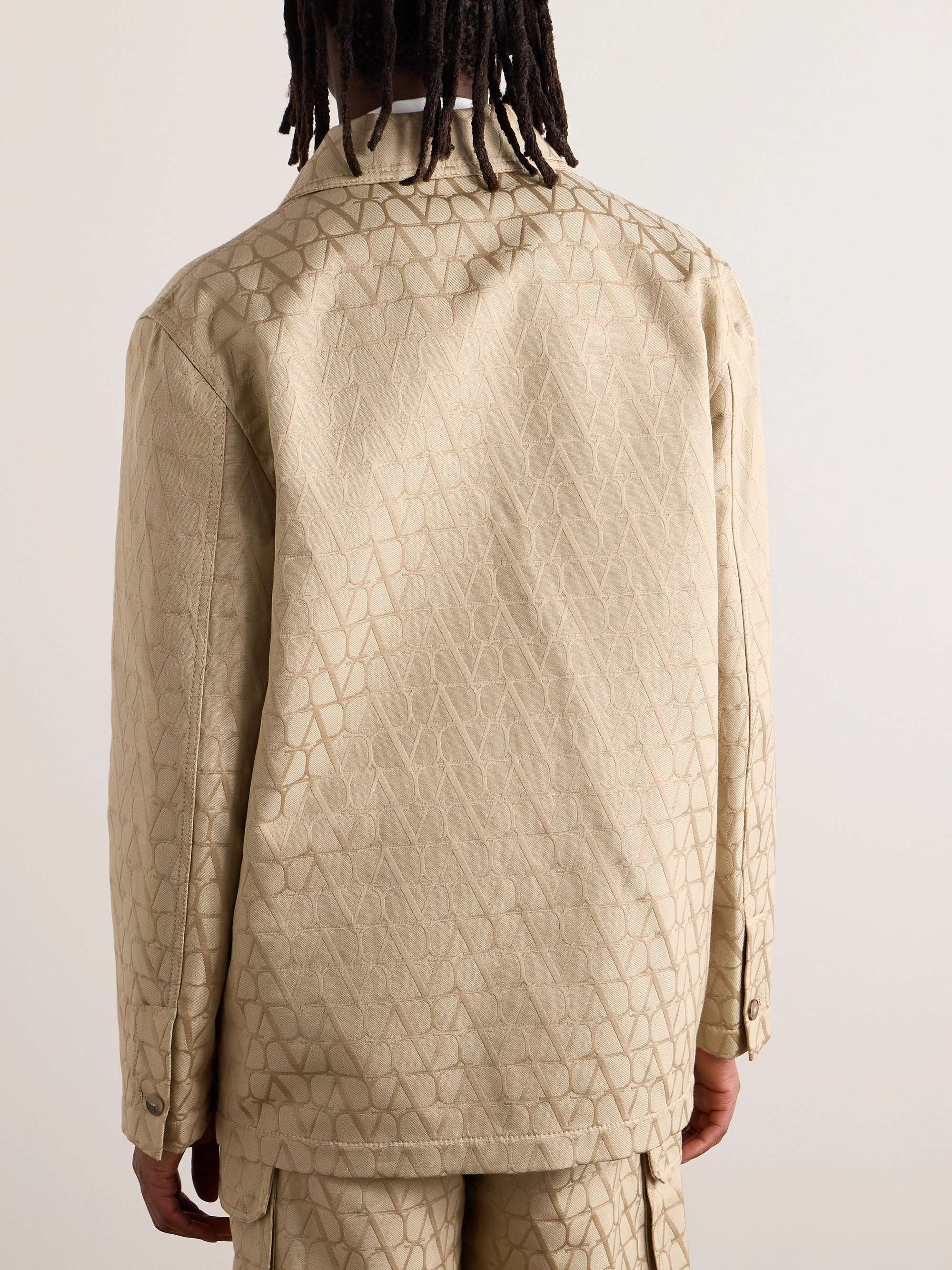 Toile Iconograph Logo-Jacquard Cotton-Blend Jacket view