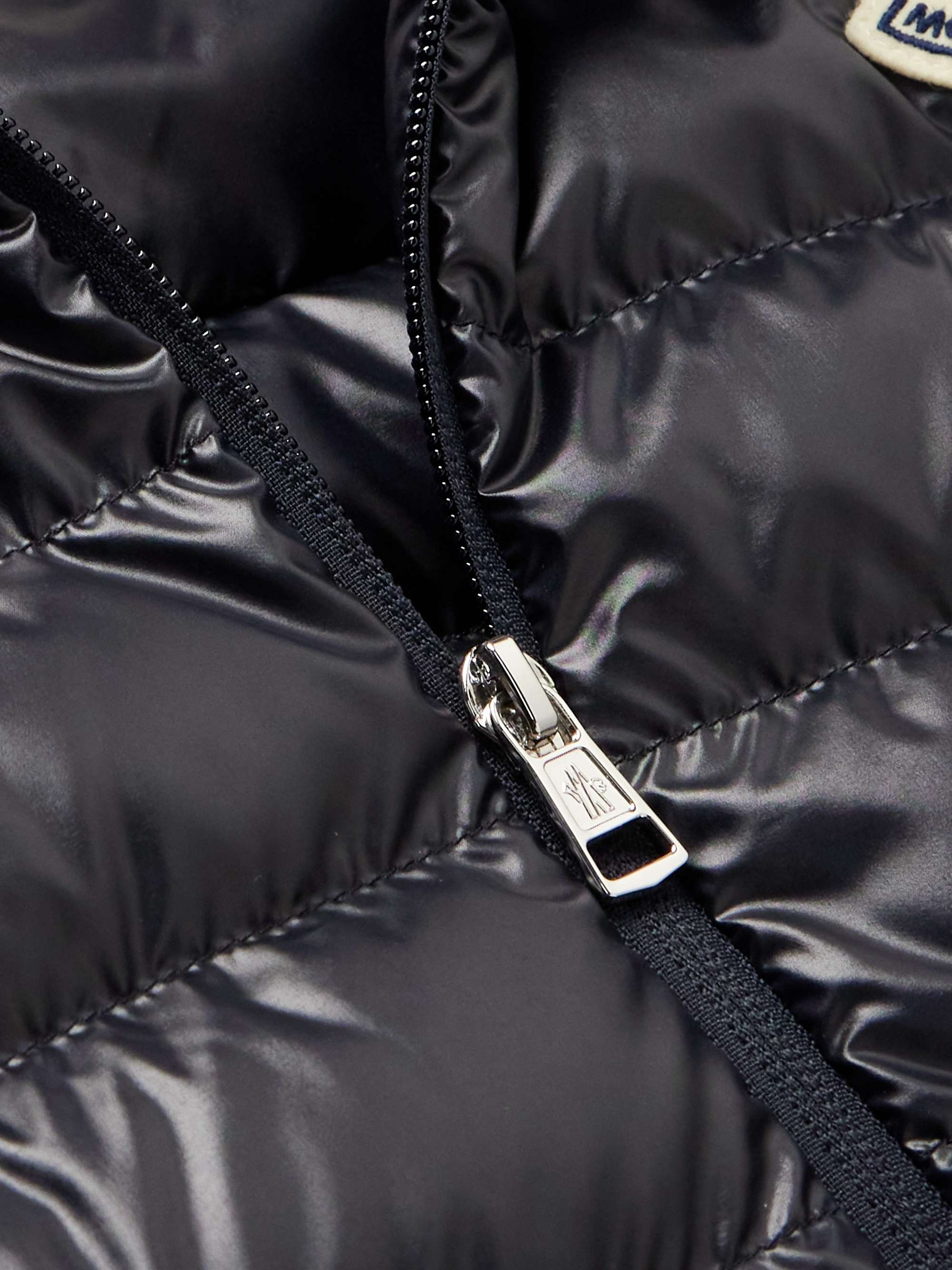 Clai Logo-Detailed Webbing-Trimmed Quilted Shell Hooded Down Gilet view