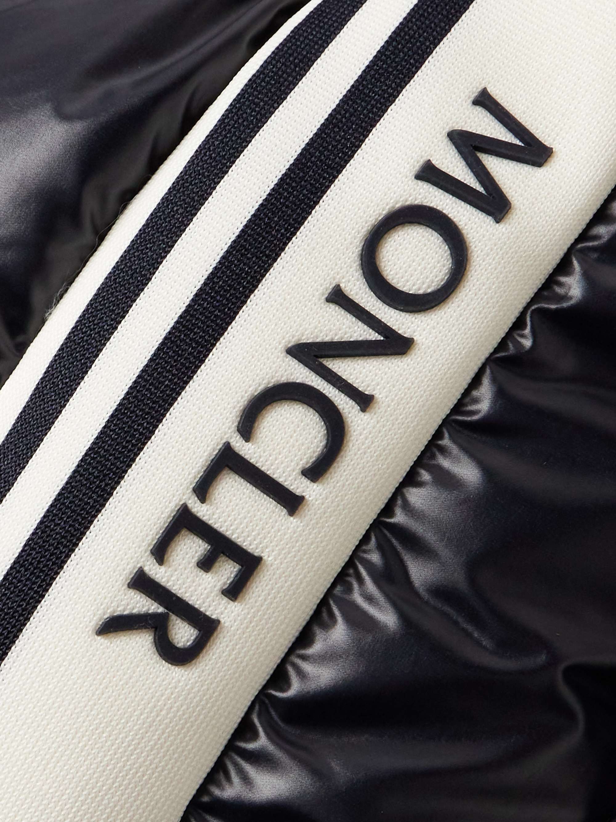 Clai Logo-Detailed Webbing-Trimmed Quilted Shell Hooded Down Gilet view