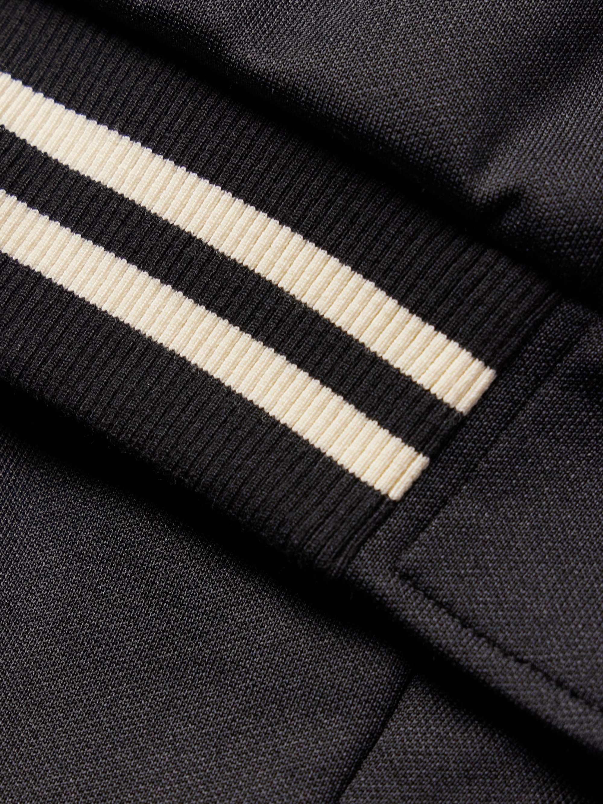 Teddy Logo-Appliquéd Cotton-Jersey Bomber Jacket view