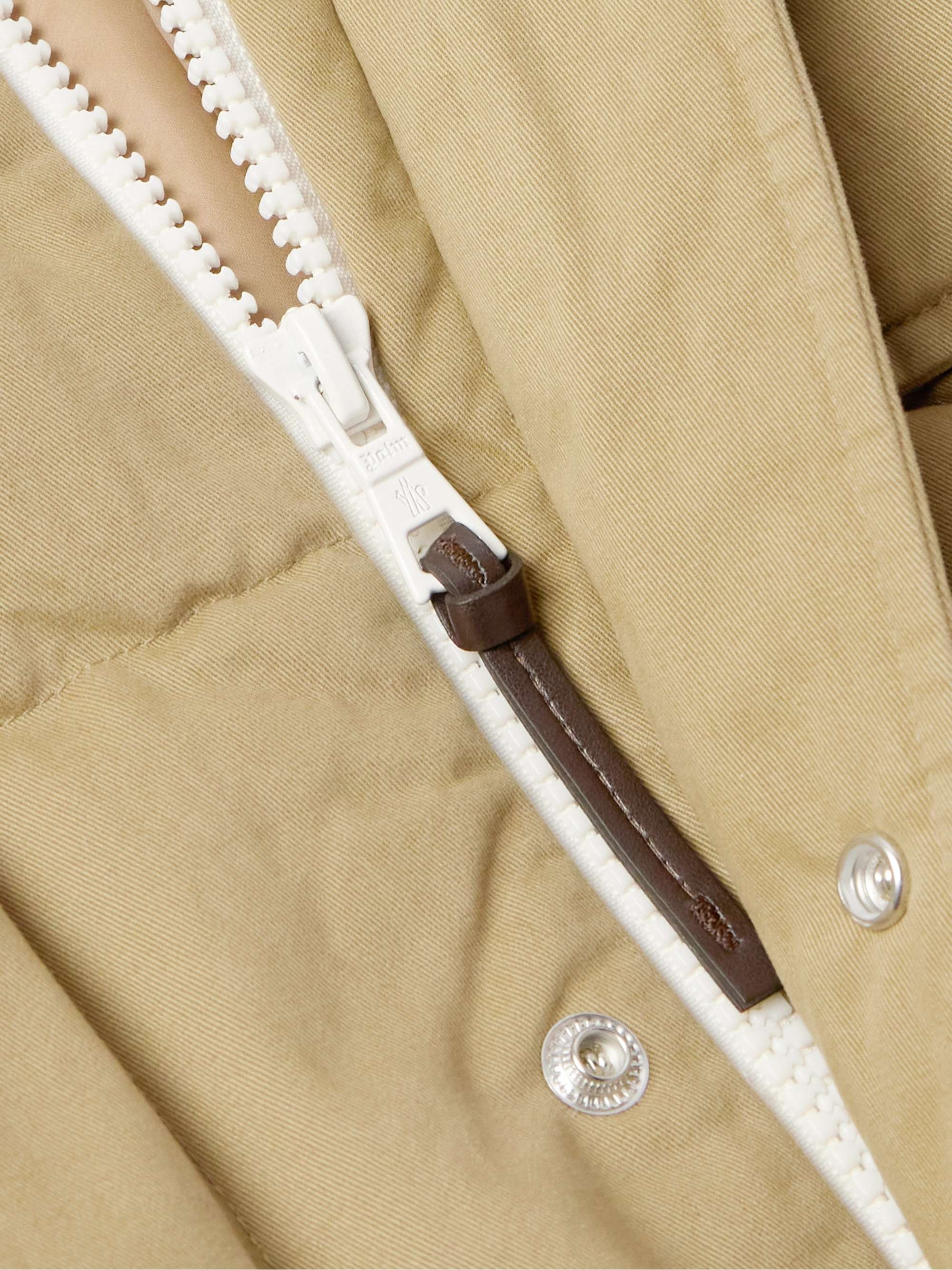 + Palm Angels Quilted Cotton-Gabardine Down Jacket view