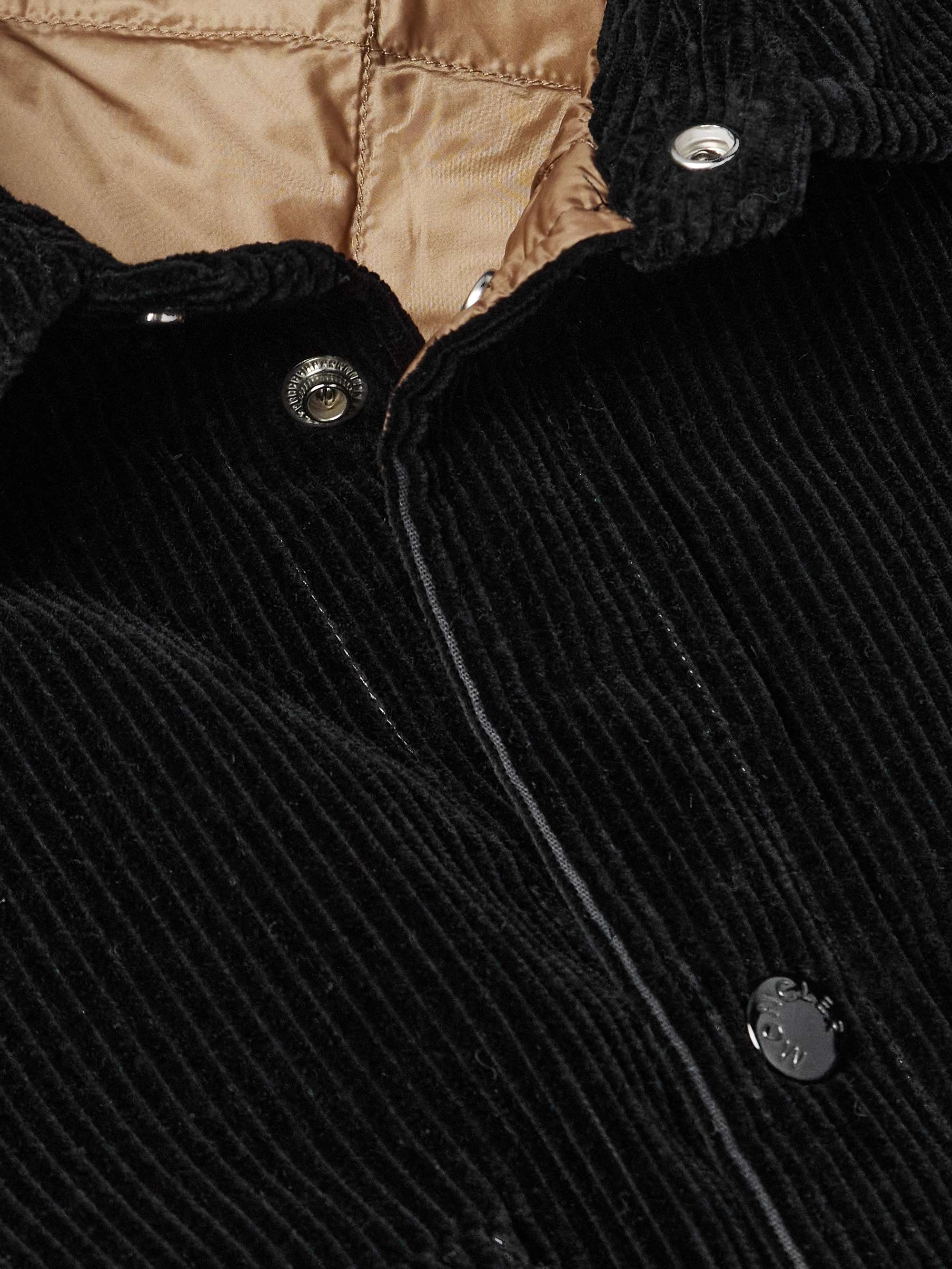 + Palm Angels Cotton-Corduroy Down Overshirt view