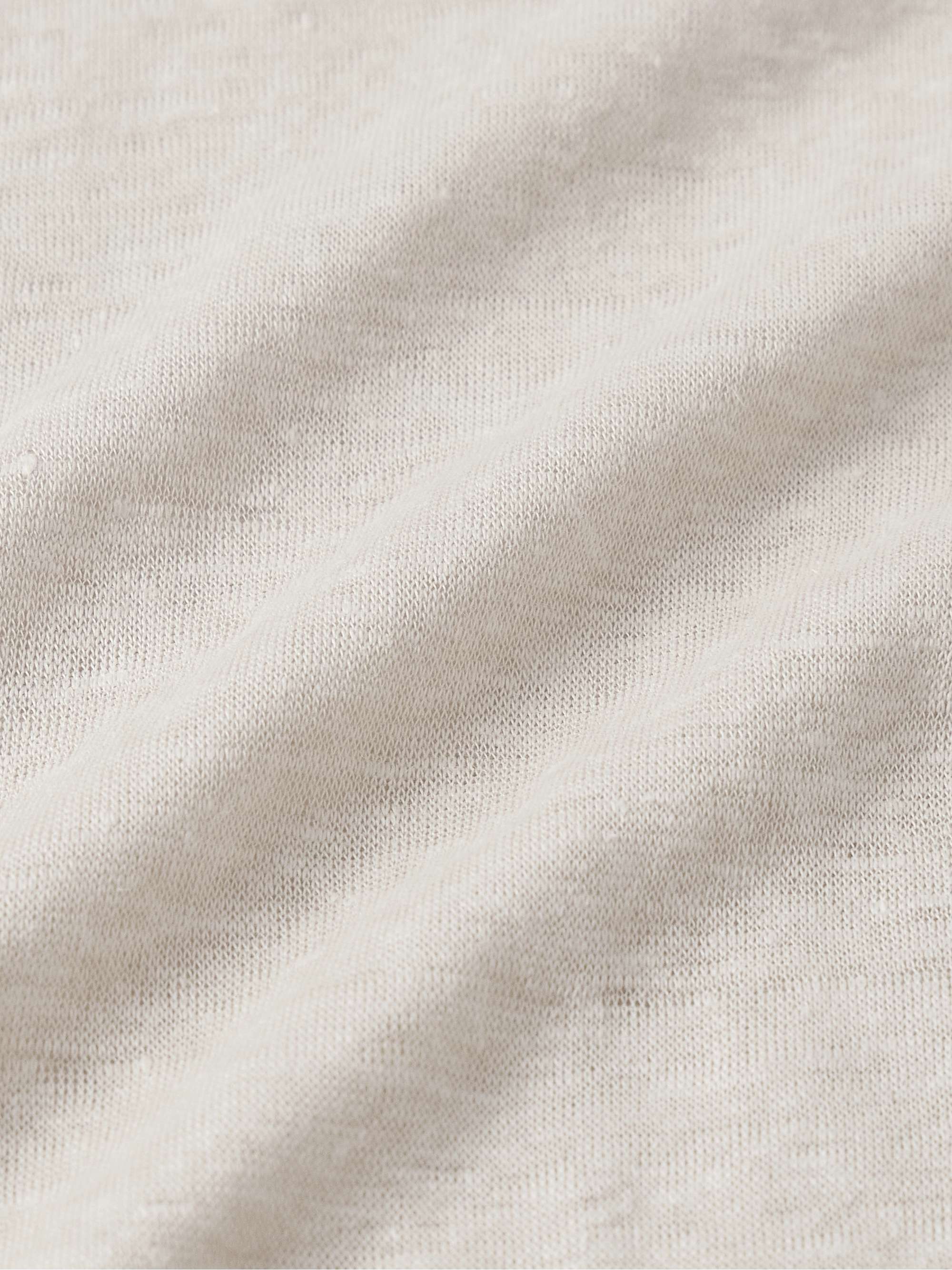Shaun Linen-Jersey Polo Shirt view