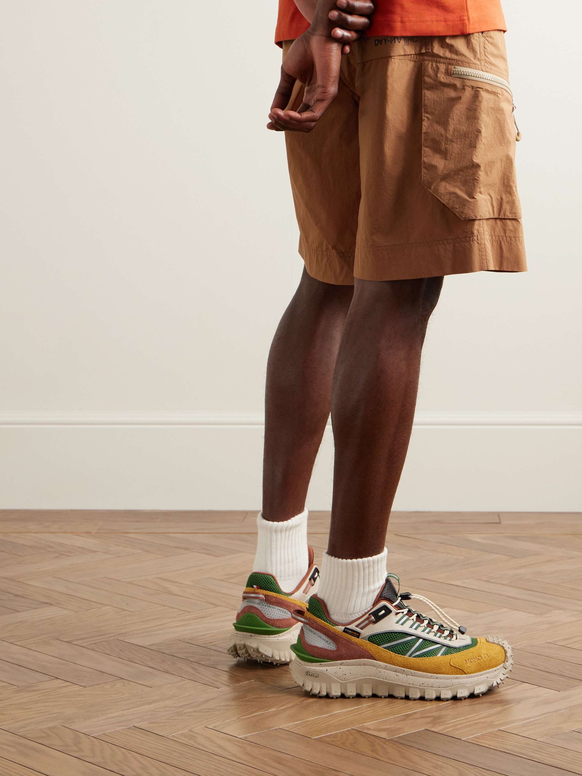 Straight-Leg Logo-Appliquéd Ripstop Cargo Shorts view