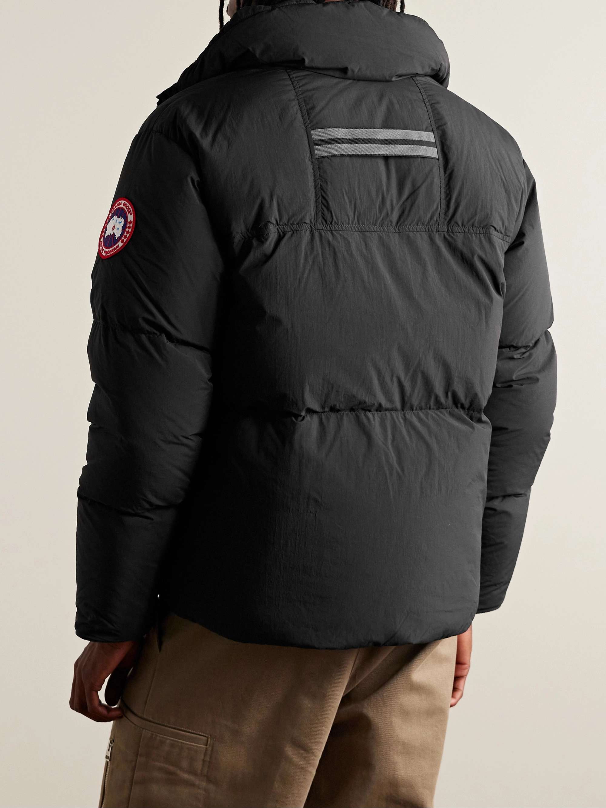 Lawrence Logo-Appliquéd Quilted Enduraluxe® Hooded Down Jacket view