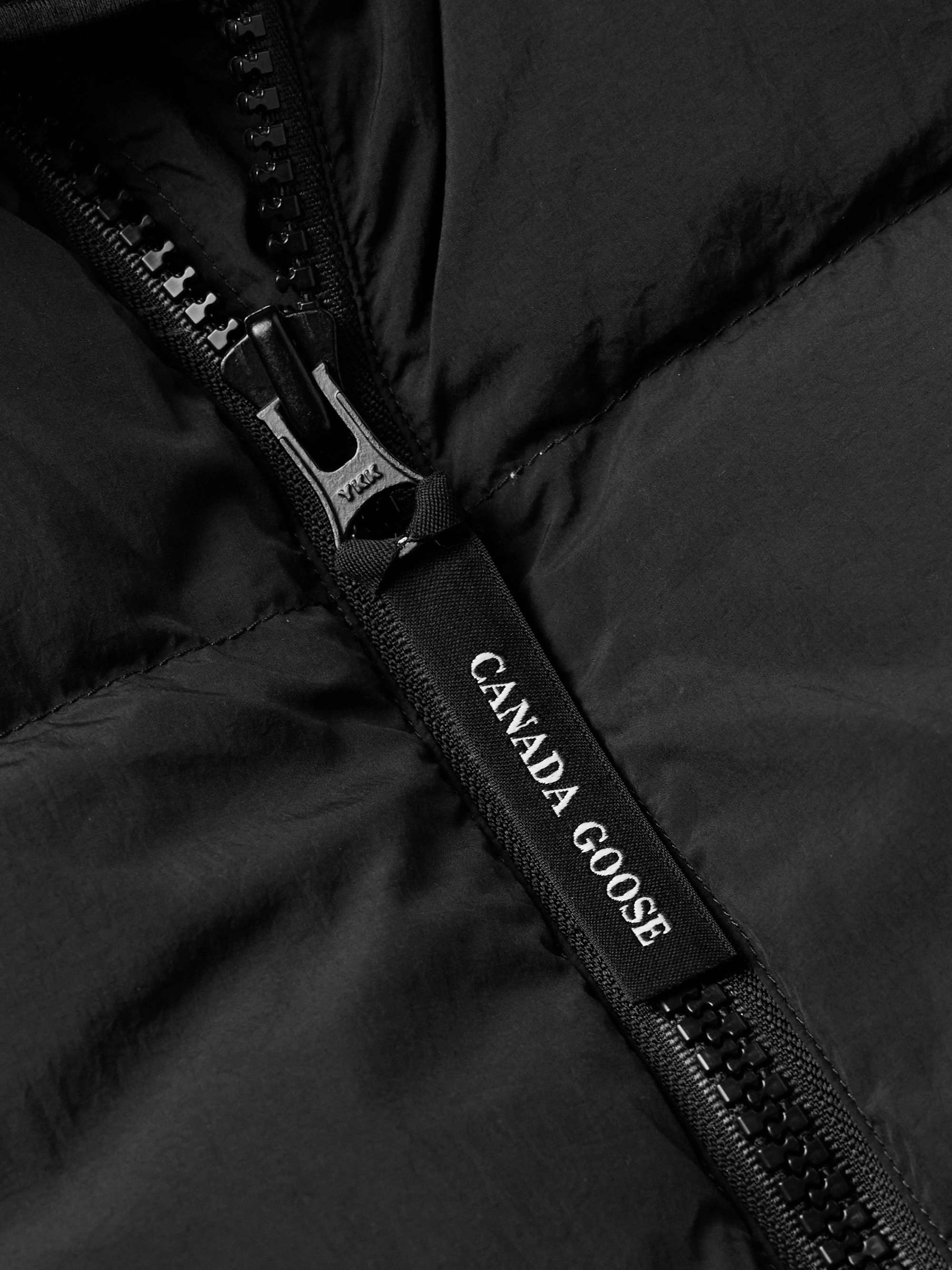 Lawrence Logo-Appliquéd Quilted Enduraluxe® Hooded Down Jacket view