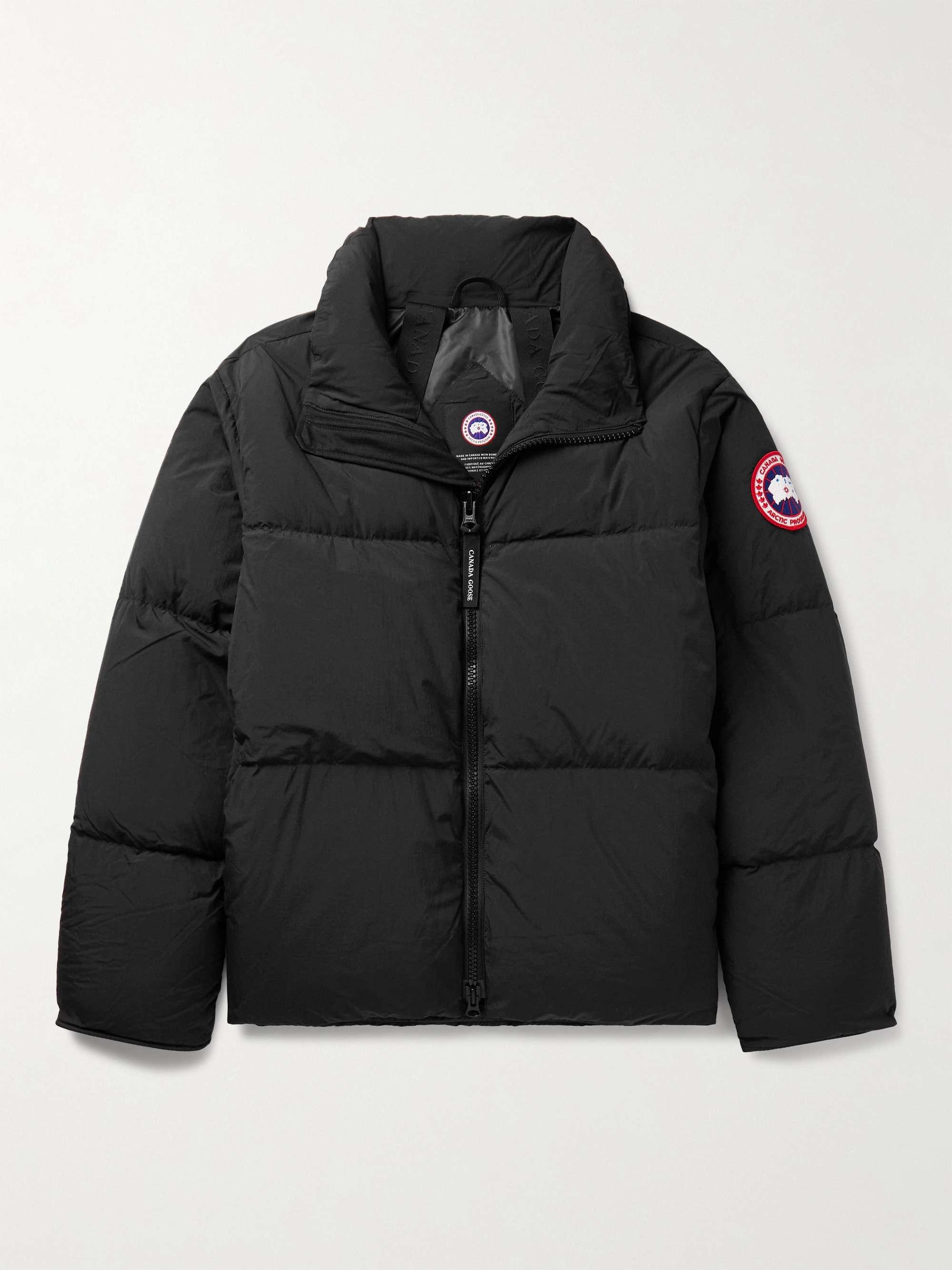 Lawrence Logo-Appliquéd Quilted Enduraluxe® Hooded Down Jacket view