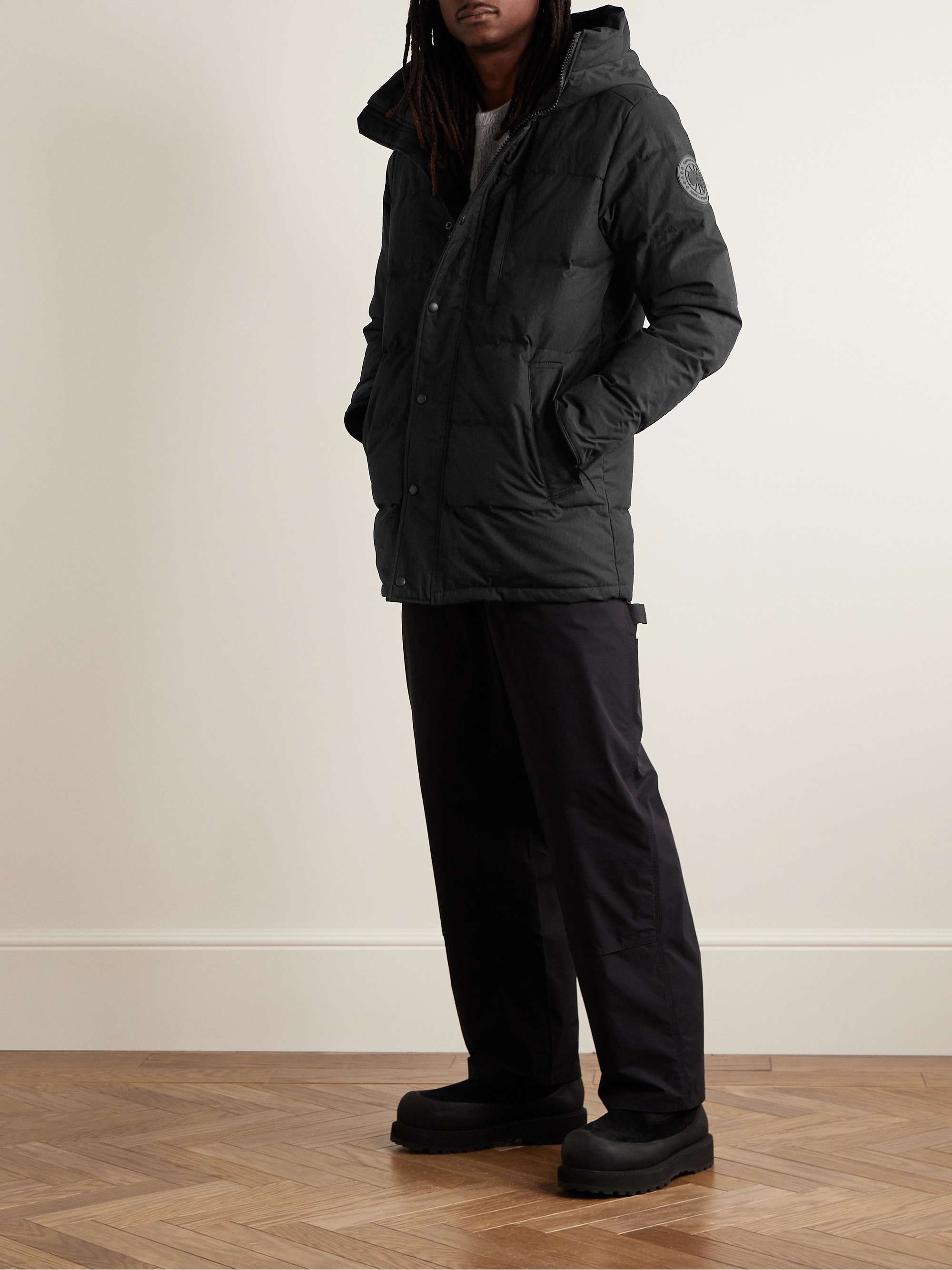 Carson Logo-Appliquéd Quilted Arctic Tech® Hooded Down Parka view