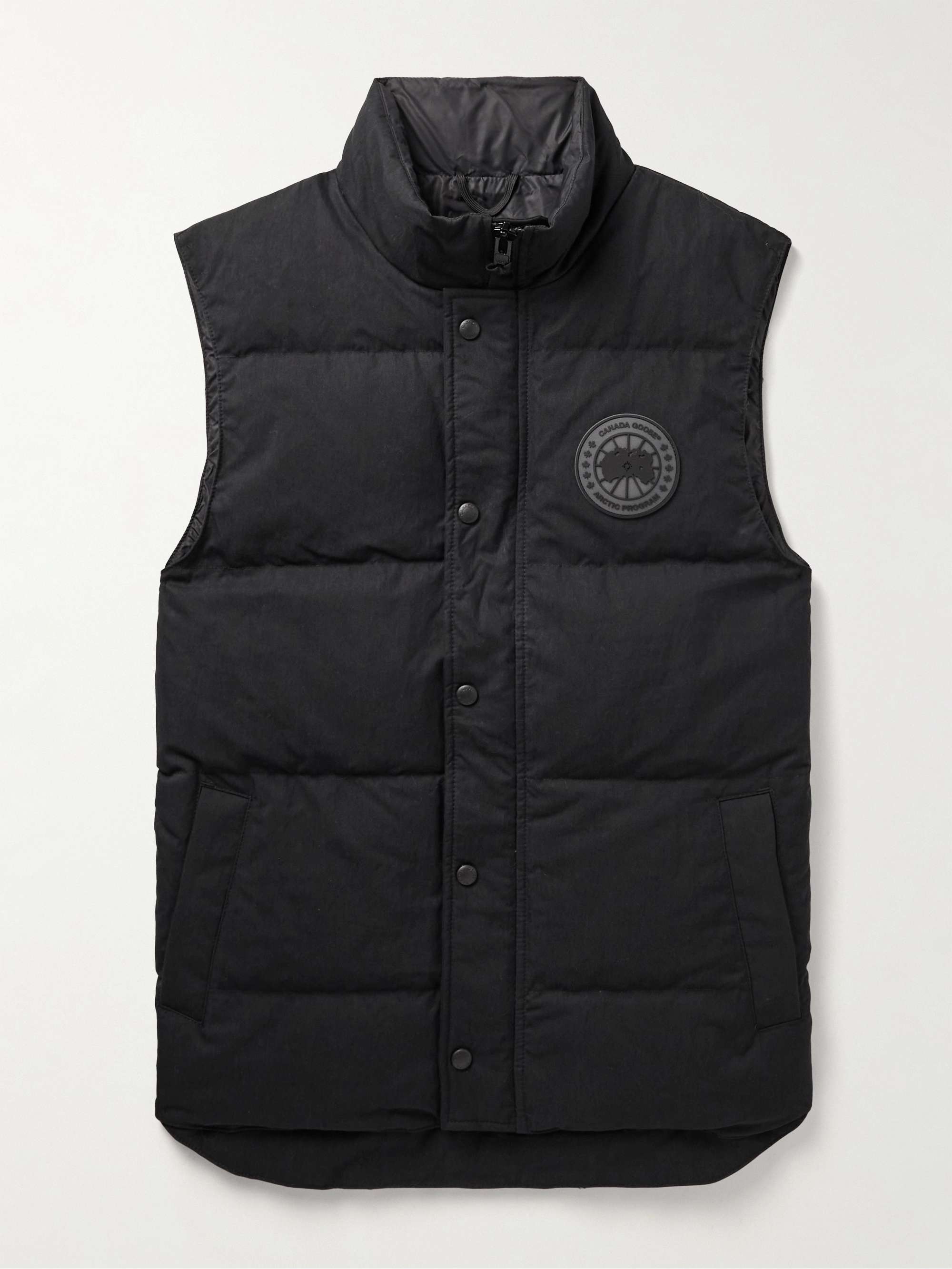 Black Label Garson Quilted Cotton-Blend Enduraluxe® Down Gilet view
