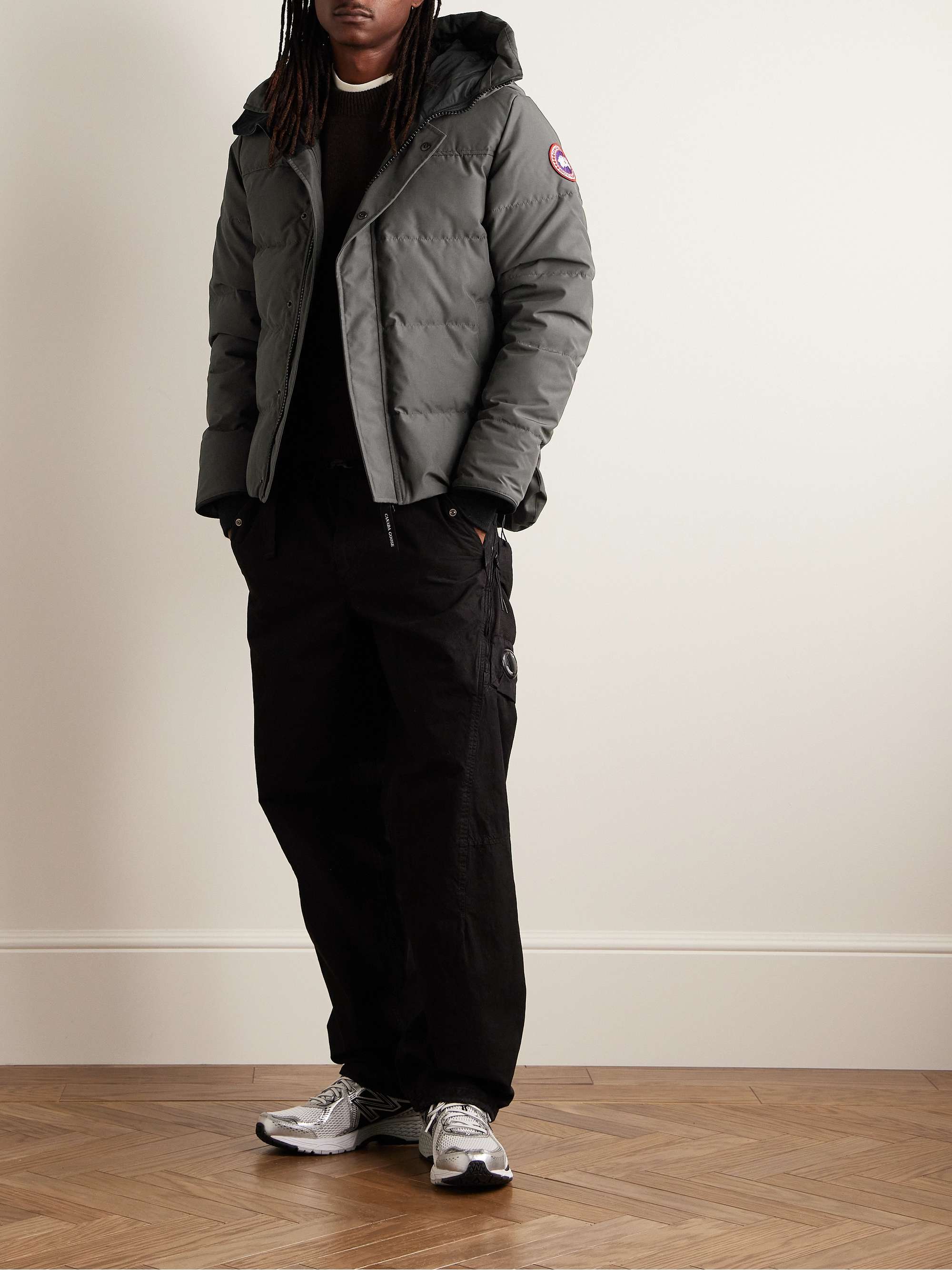 Macmillan Logo-Appliquéd Quilted Arctic Tech® Hooded Down Parka view