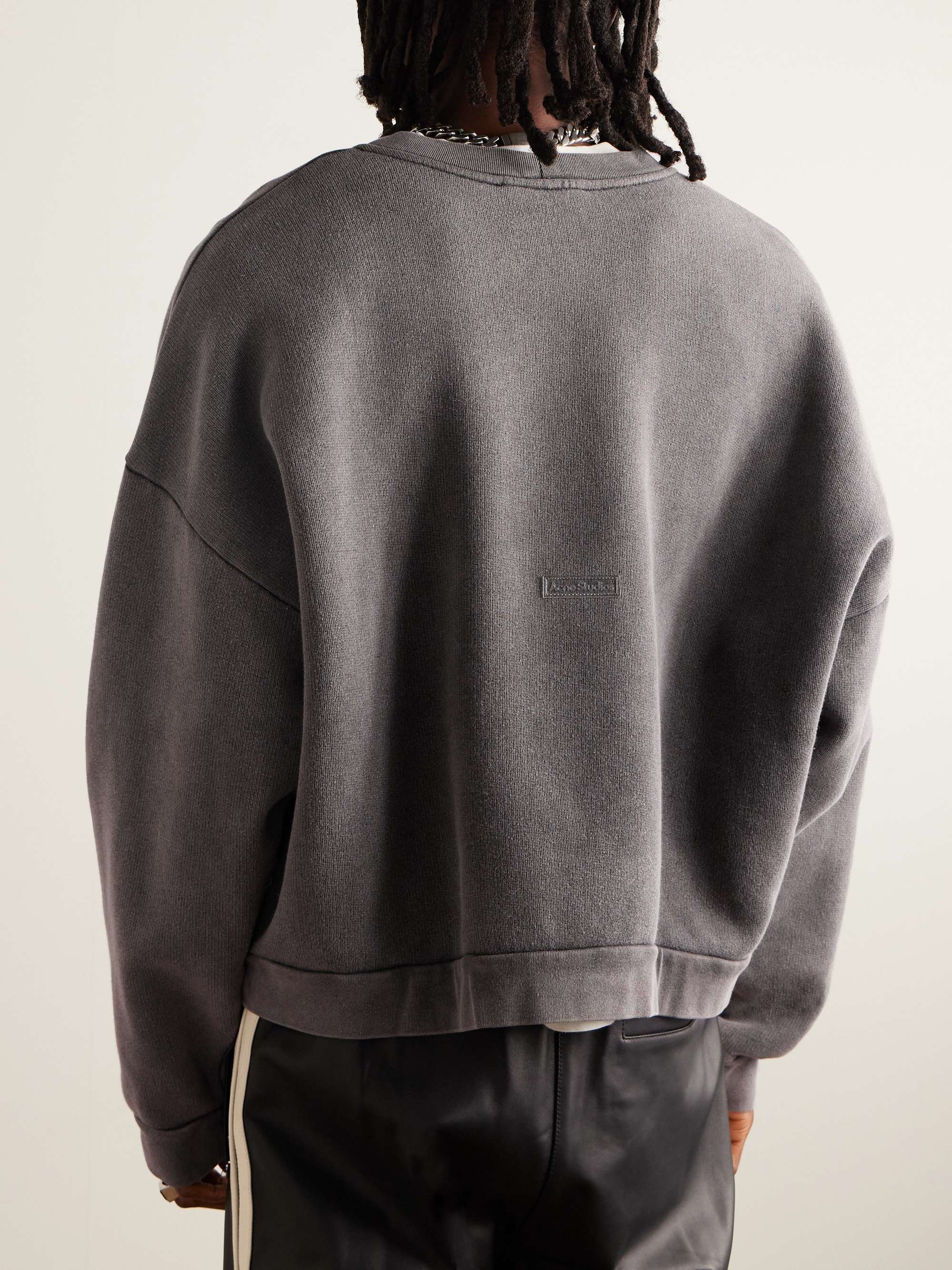Fester U Garment-Dyed Cotton-Jersey Sweatshirt view