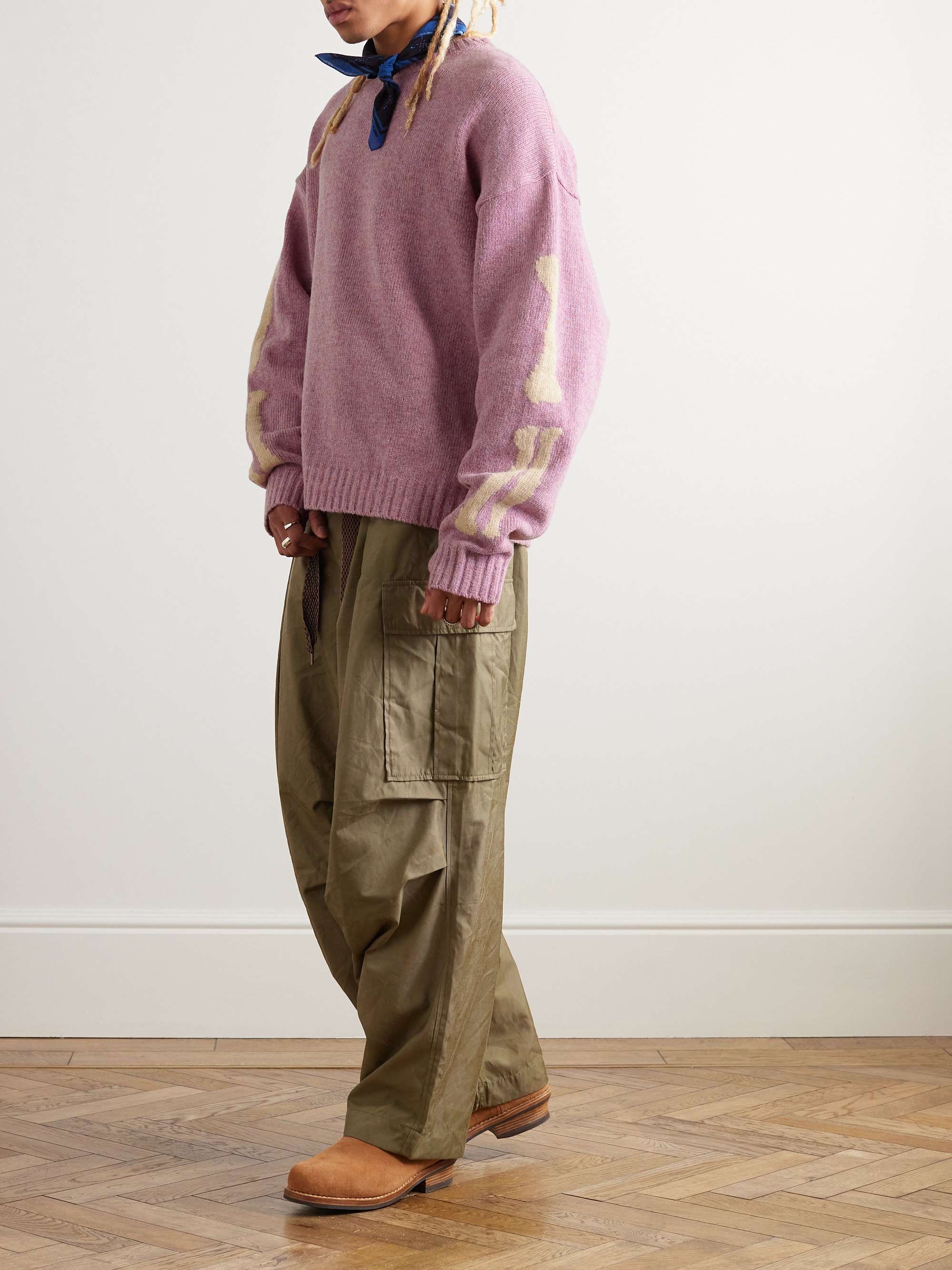 5G Intarsia Wool Sweater view