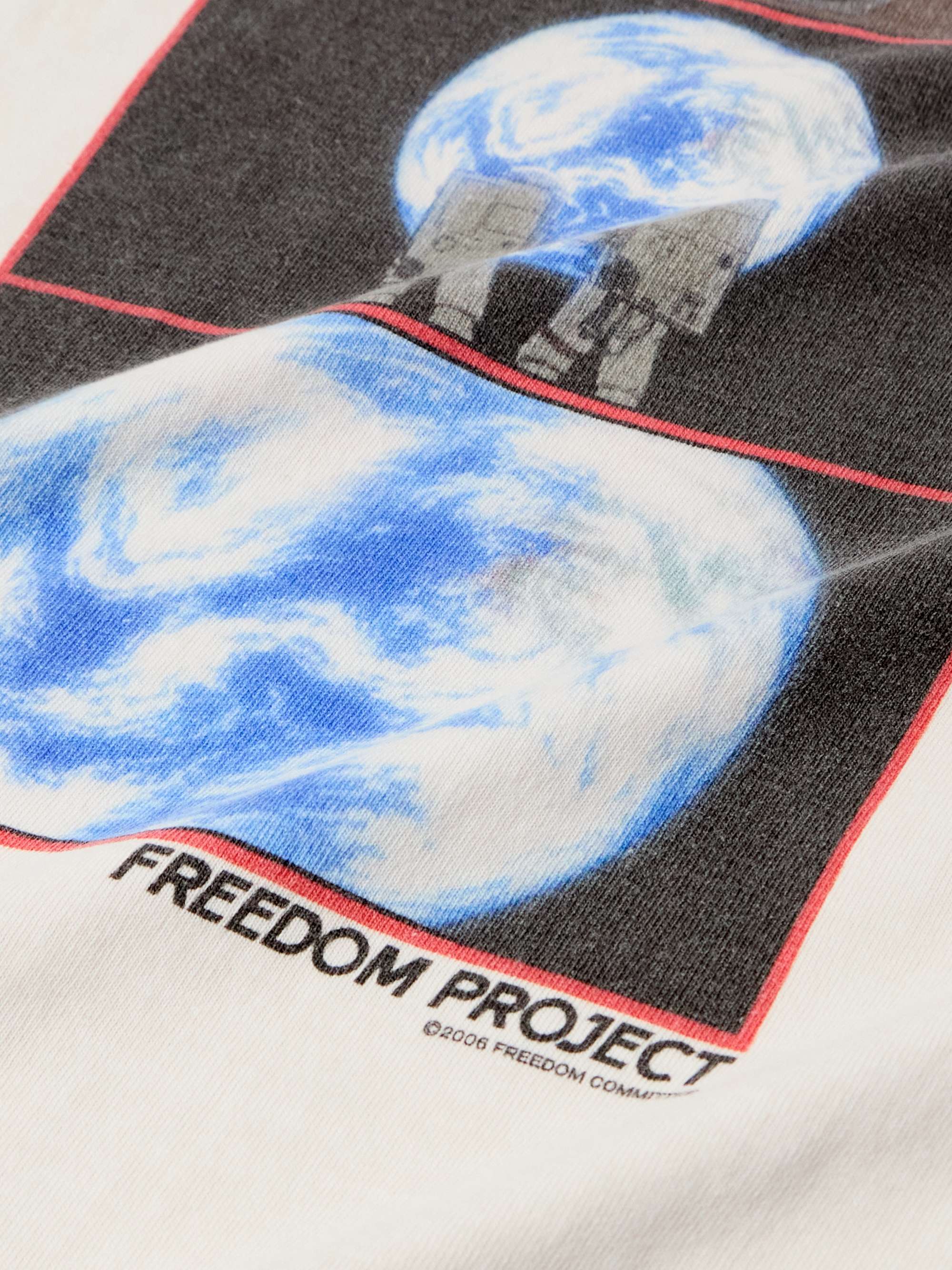 + Freedom Space Logo-Print Cotton-Jersey T-Shirt view
