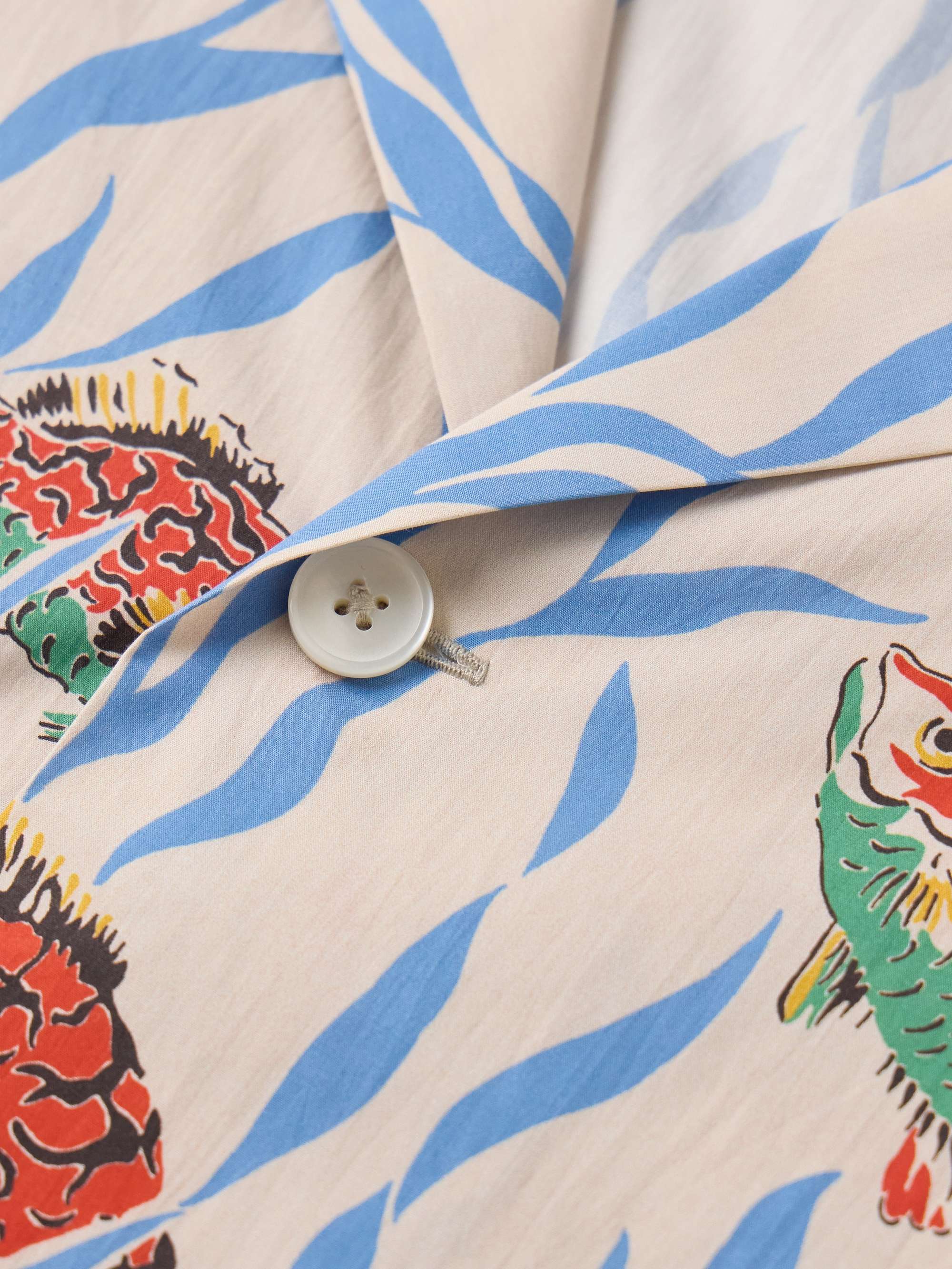 Swimmers Camp-Collar Printed Cotton Shirt view