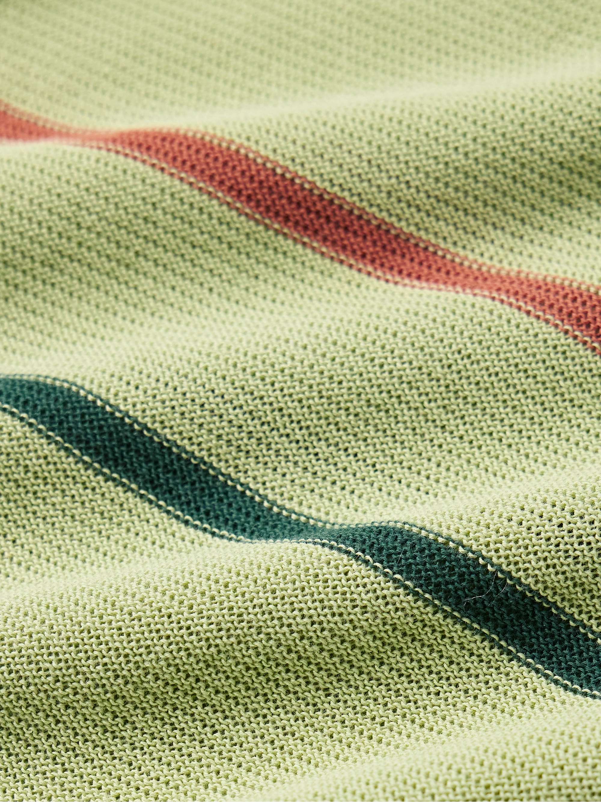 Palmer Striped Cotton Polo Shirt view
