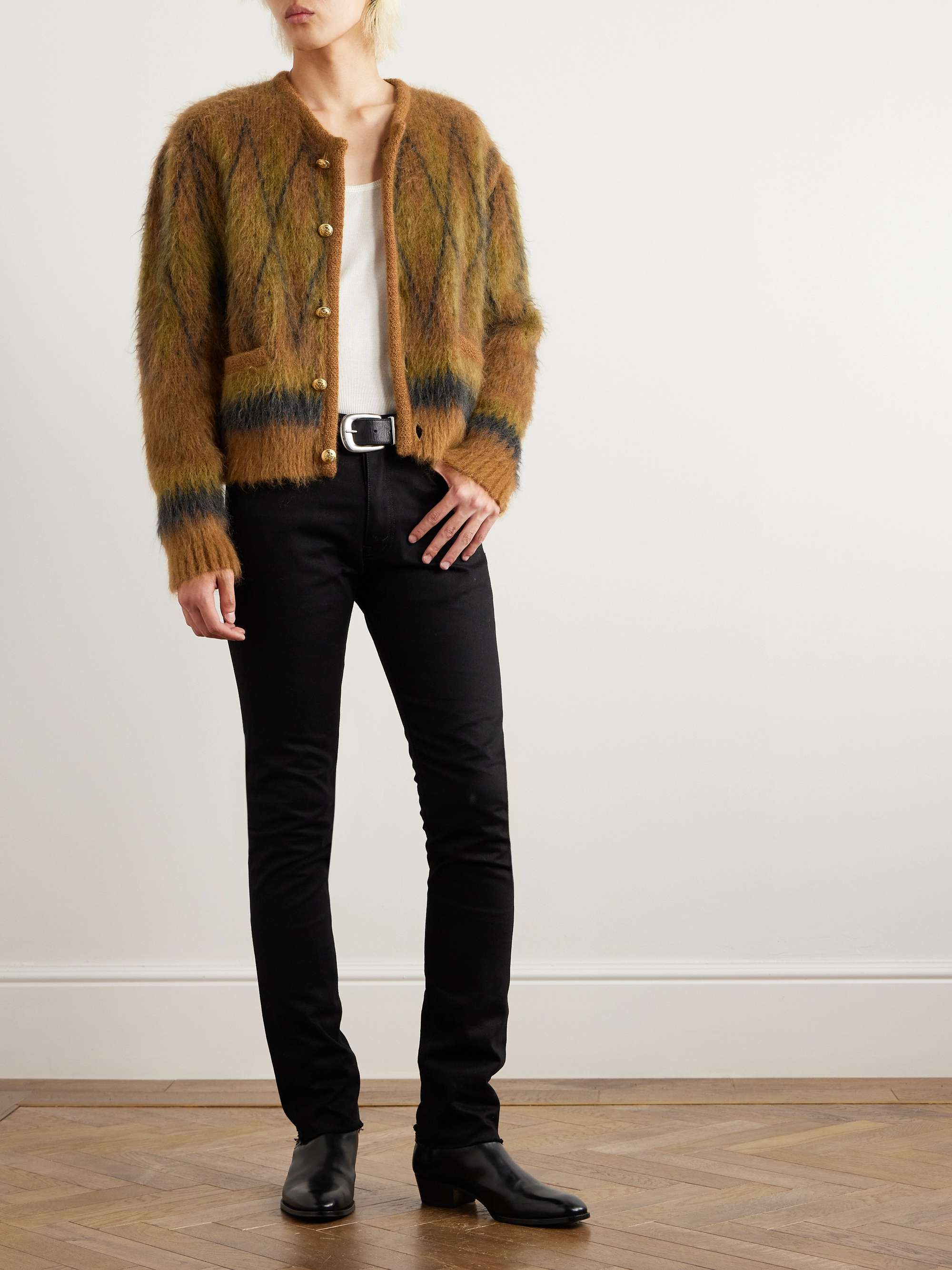 Mohair-Blend Cardigan view