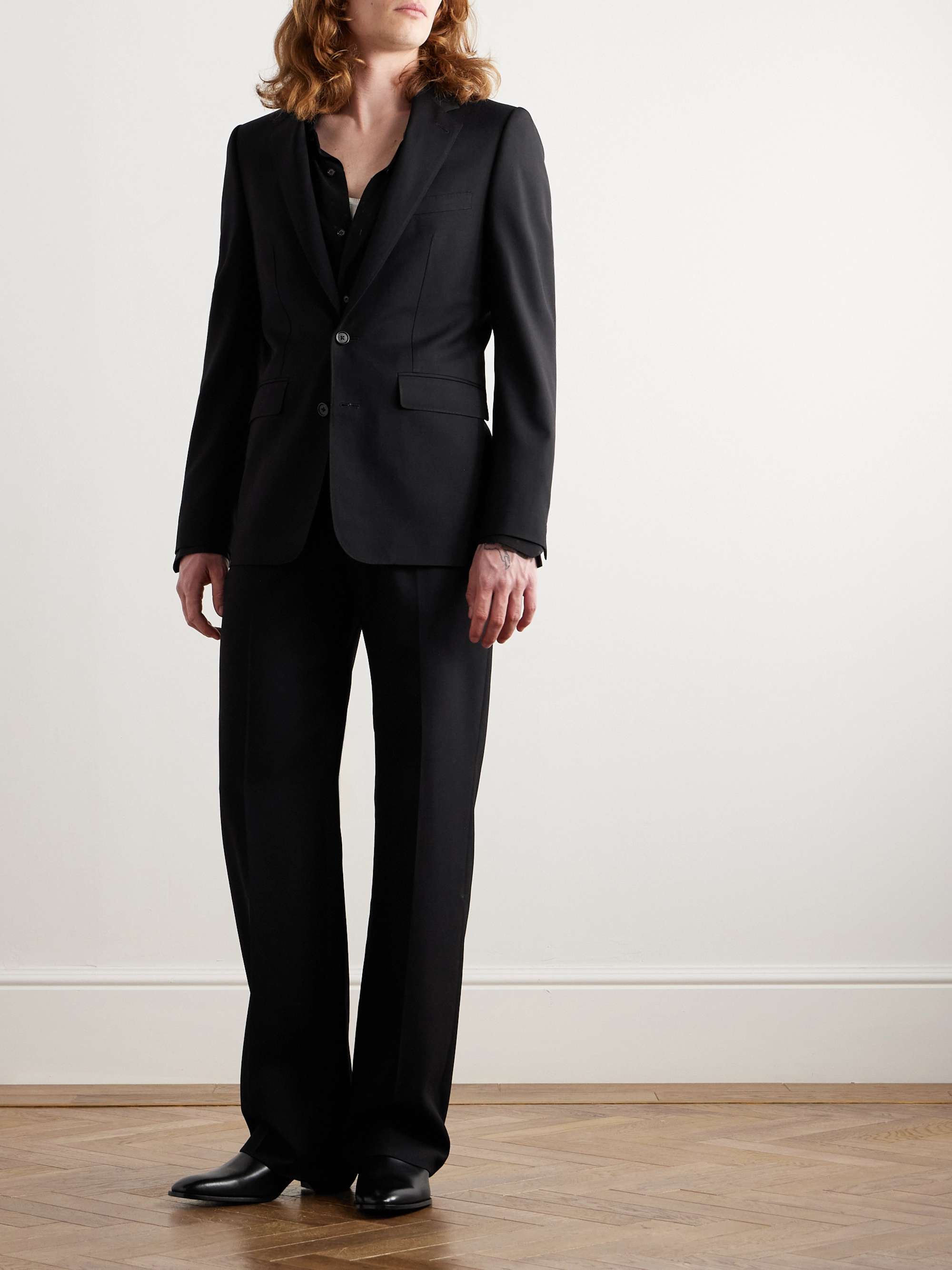 Slim-Fit Wool-Twill Blazer view