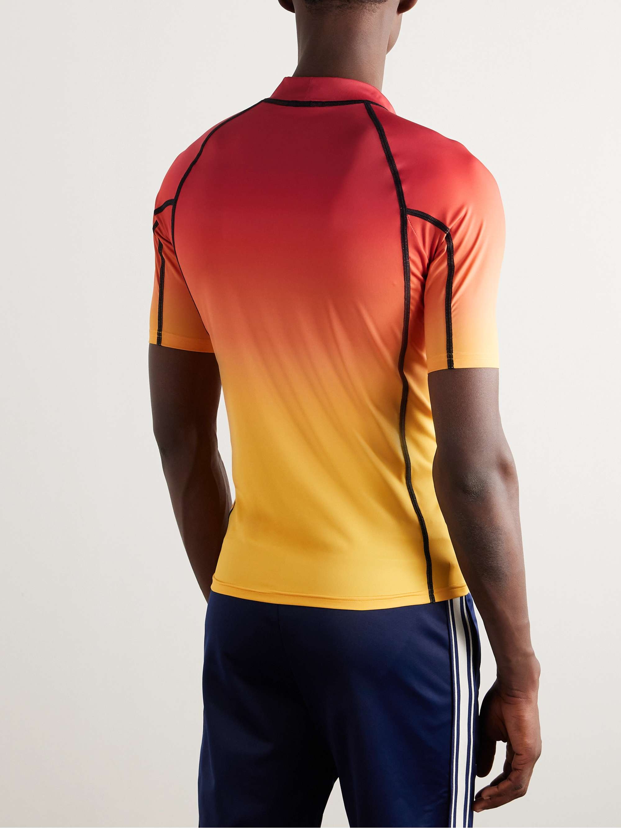 Logo-Print Dégradé Stretch-Jersey T-Shirt view