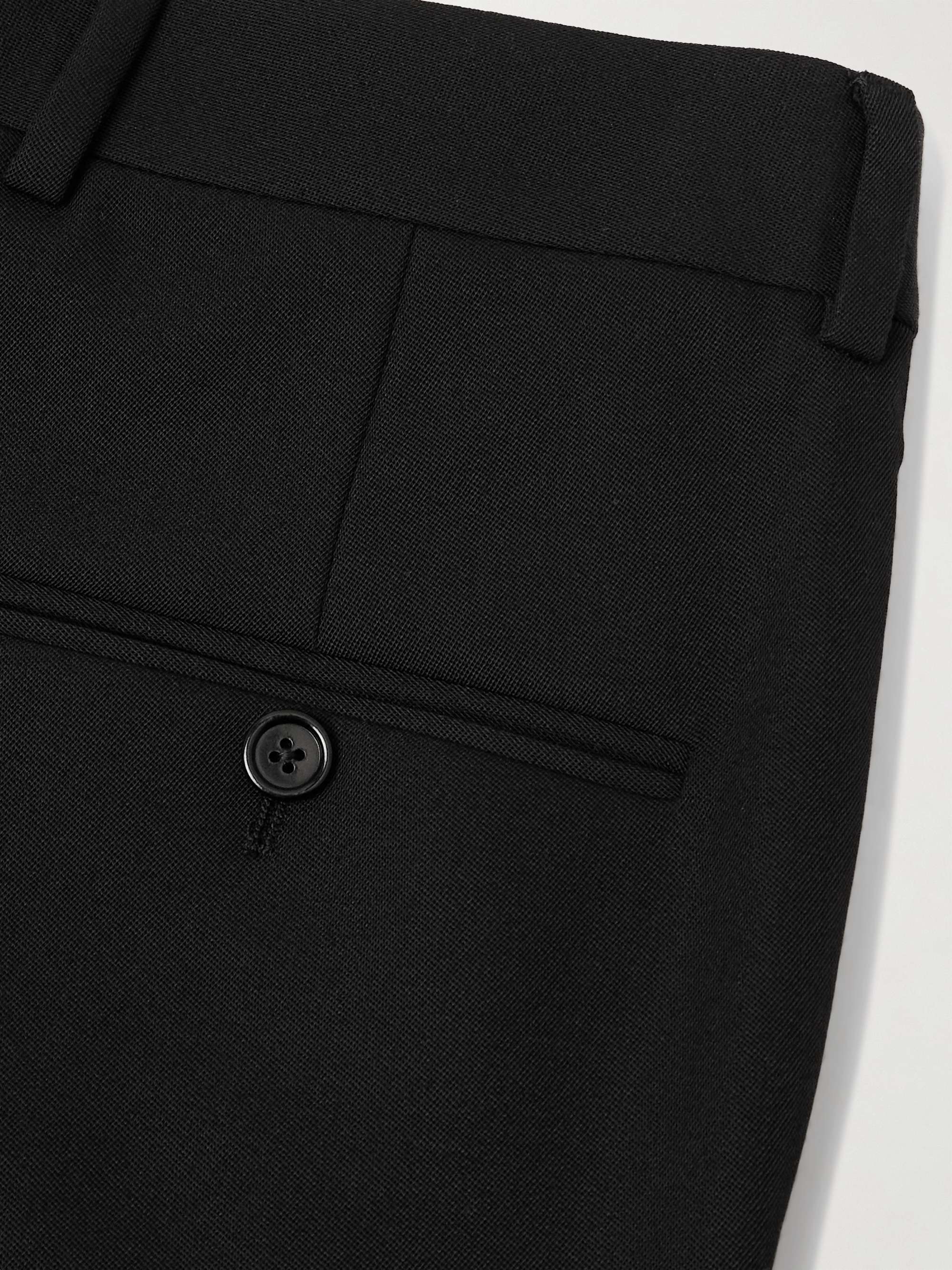 Slim-Fit Straight-Leg Wool Suit Trousers view