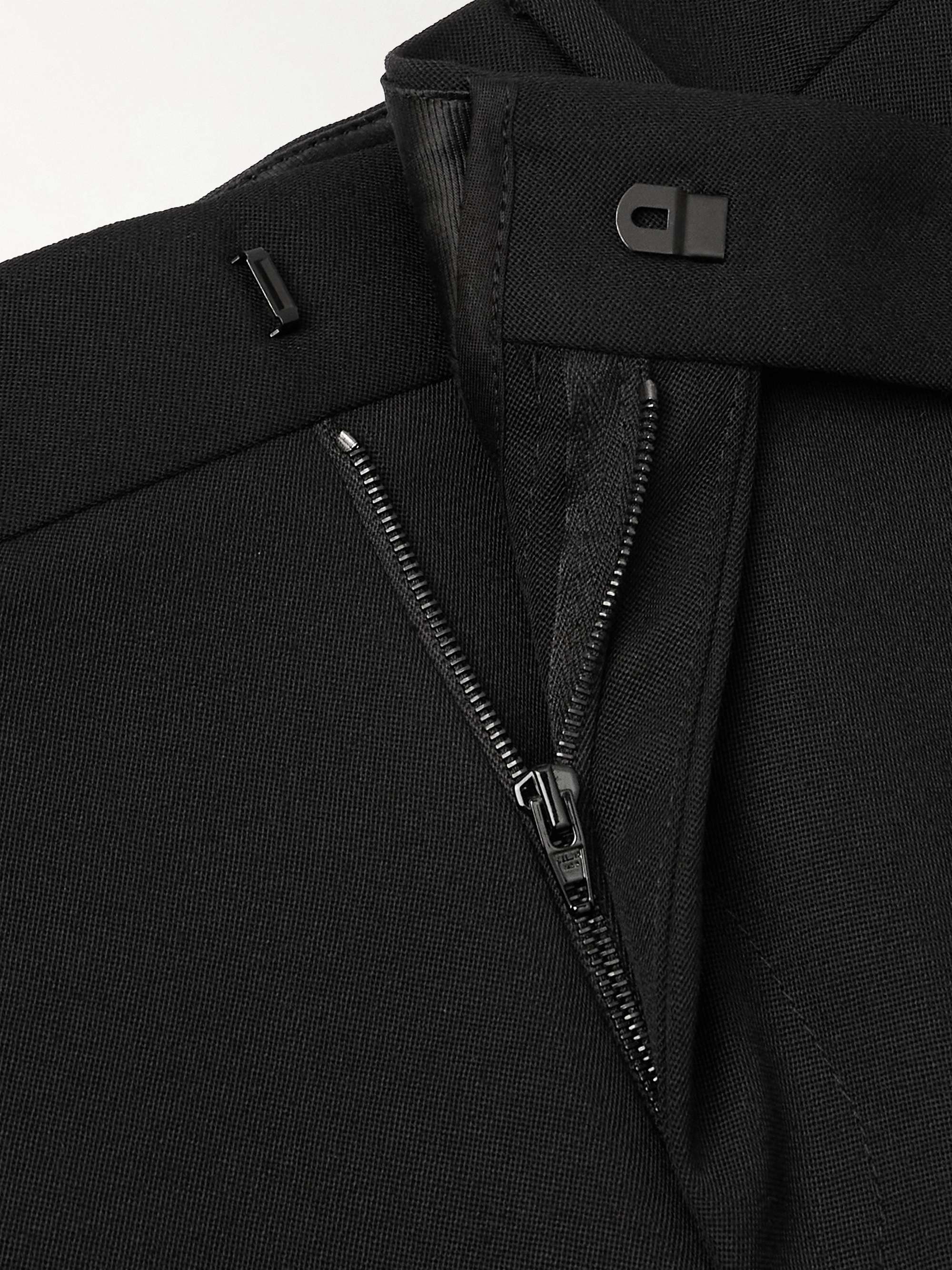 Slim-Fit Straight-Leg Wool Suit Trousers view