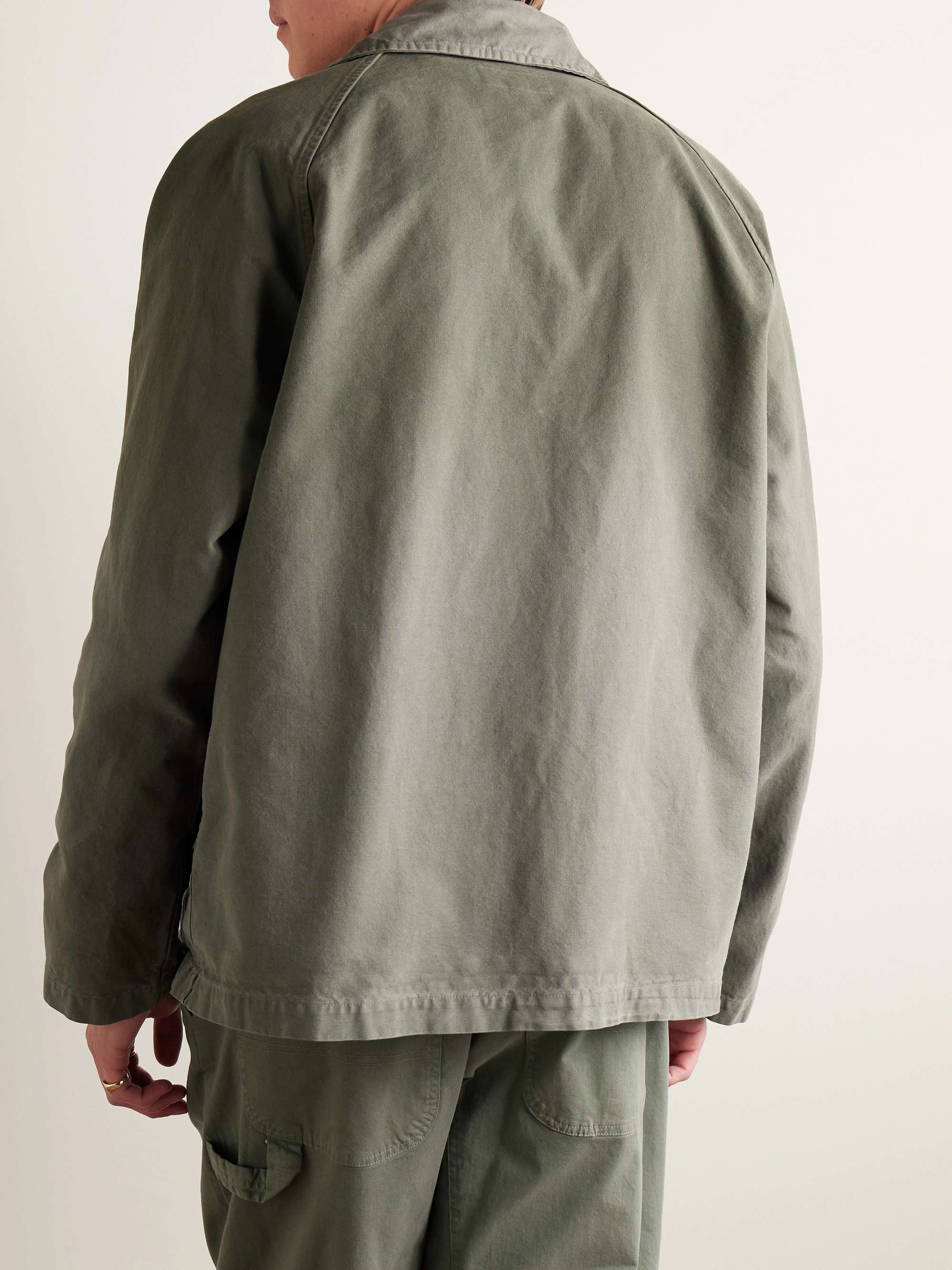 Romeo Cotton-Canvas Overshirt view