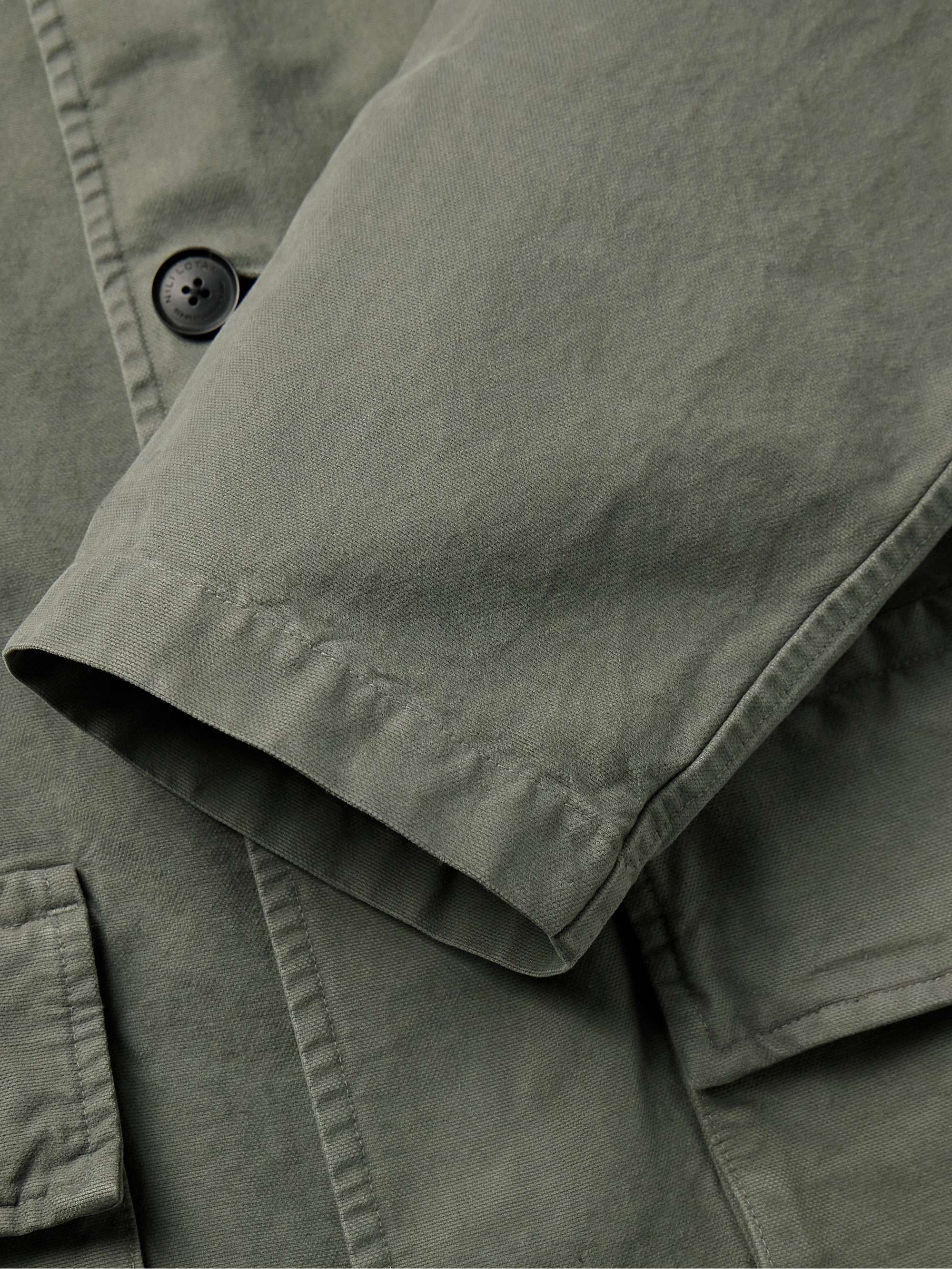 Romeo Cotton-Canvas Overshirt view