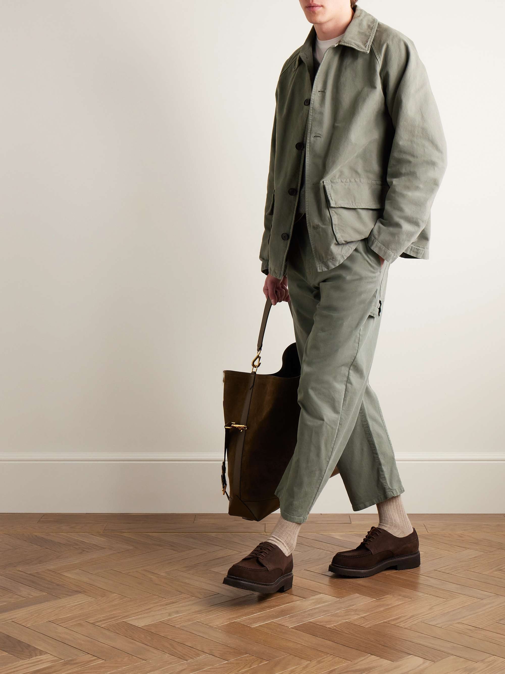 Romeo Cotton-Canvas Overshirt view