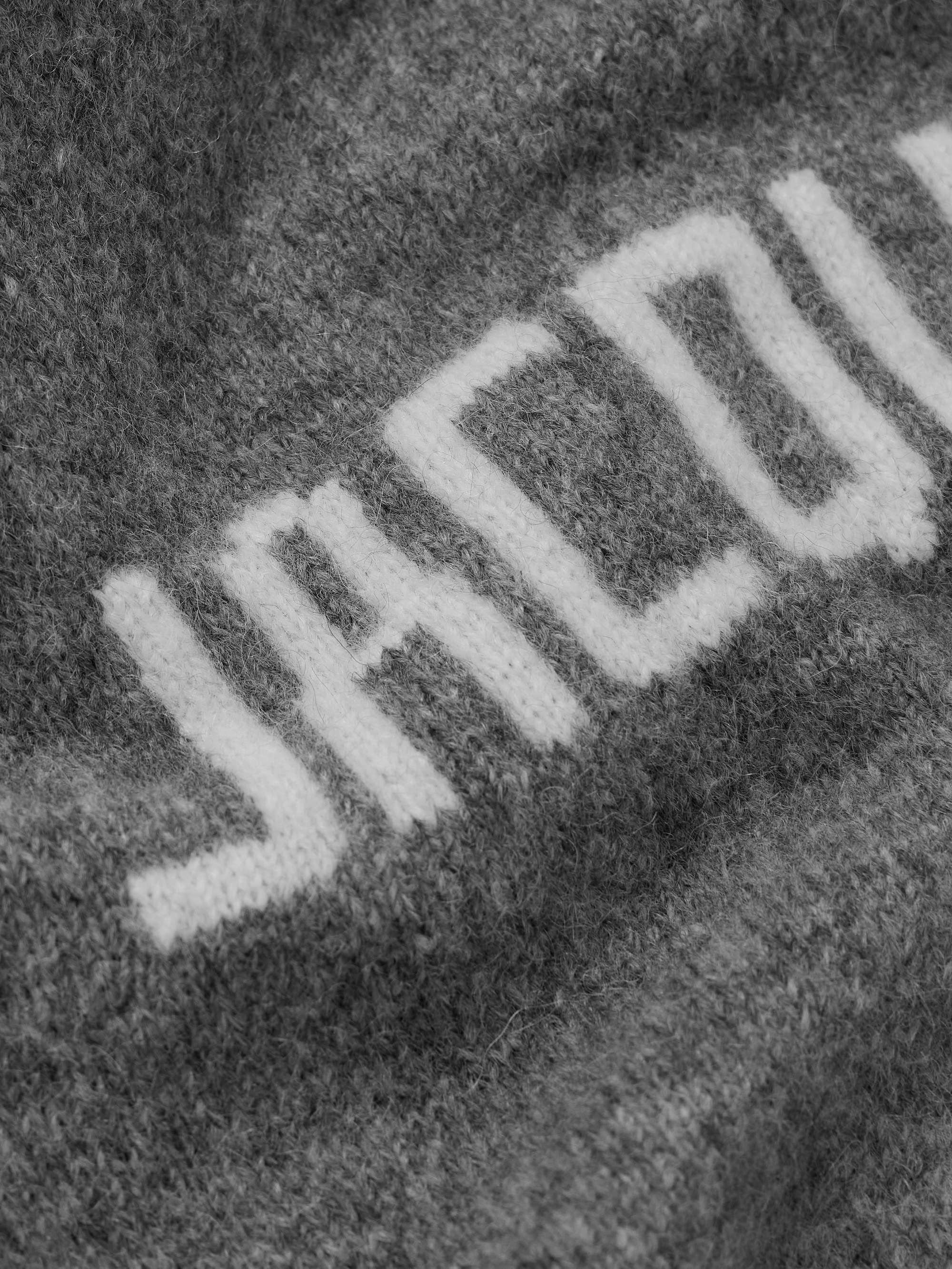 Logo-Intarsia Alpaca-Blend Sweater view