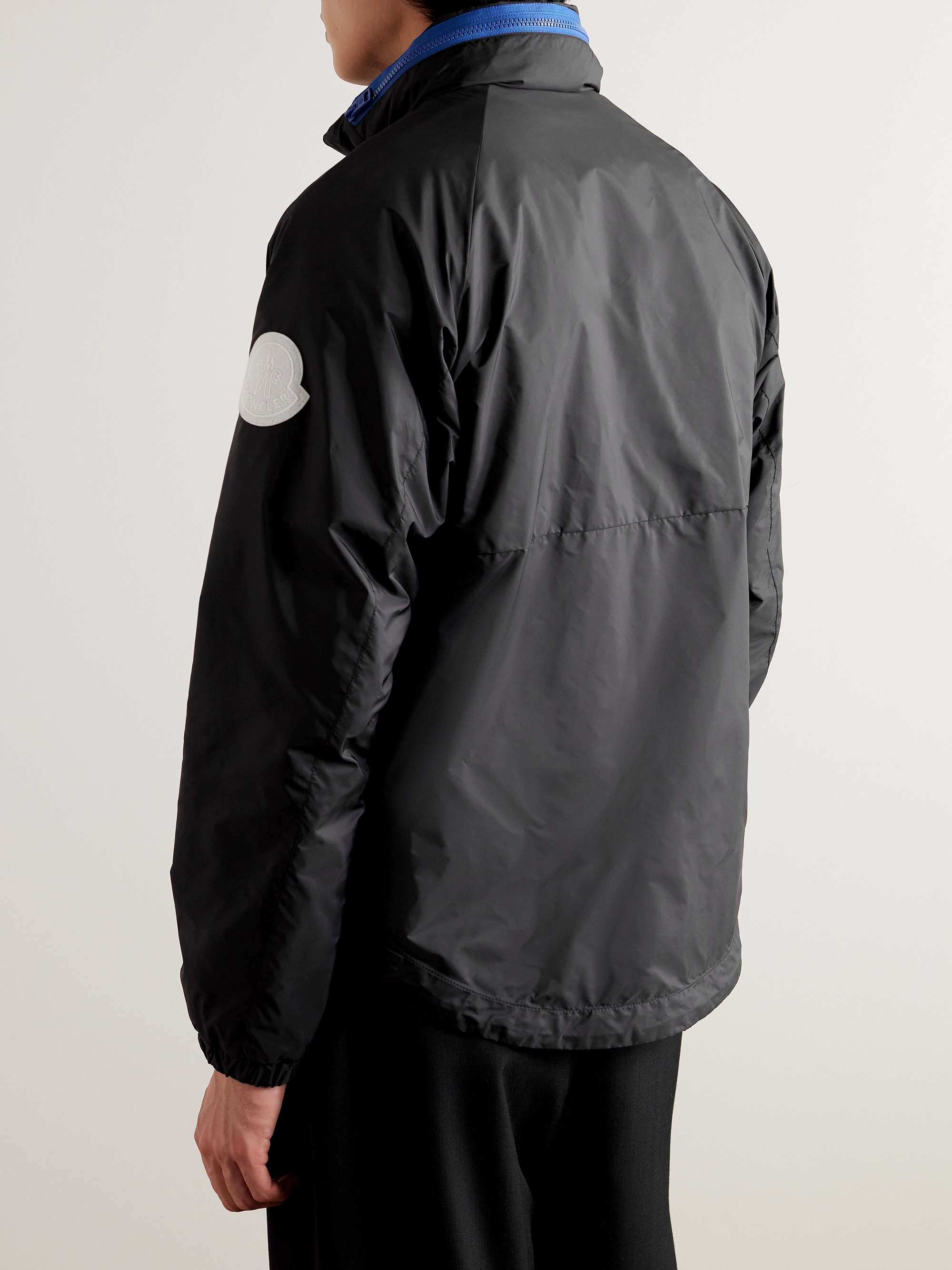 Octano Logo-Appliquéd Hooded Shell Jacket view