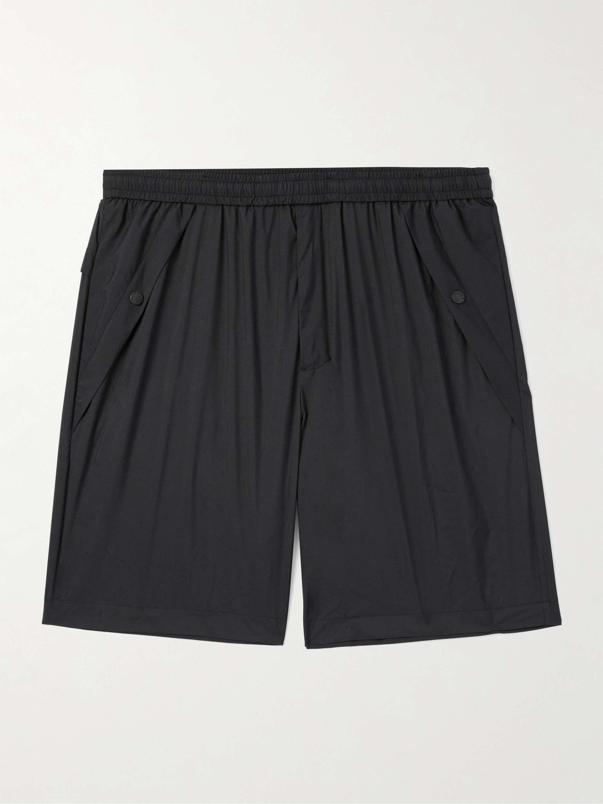Straight-Leg Logo-Appliquéd Nylon Bermuda Shorts view