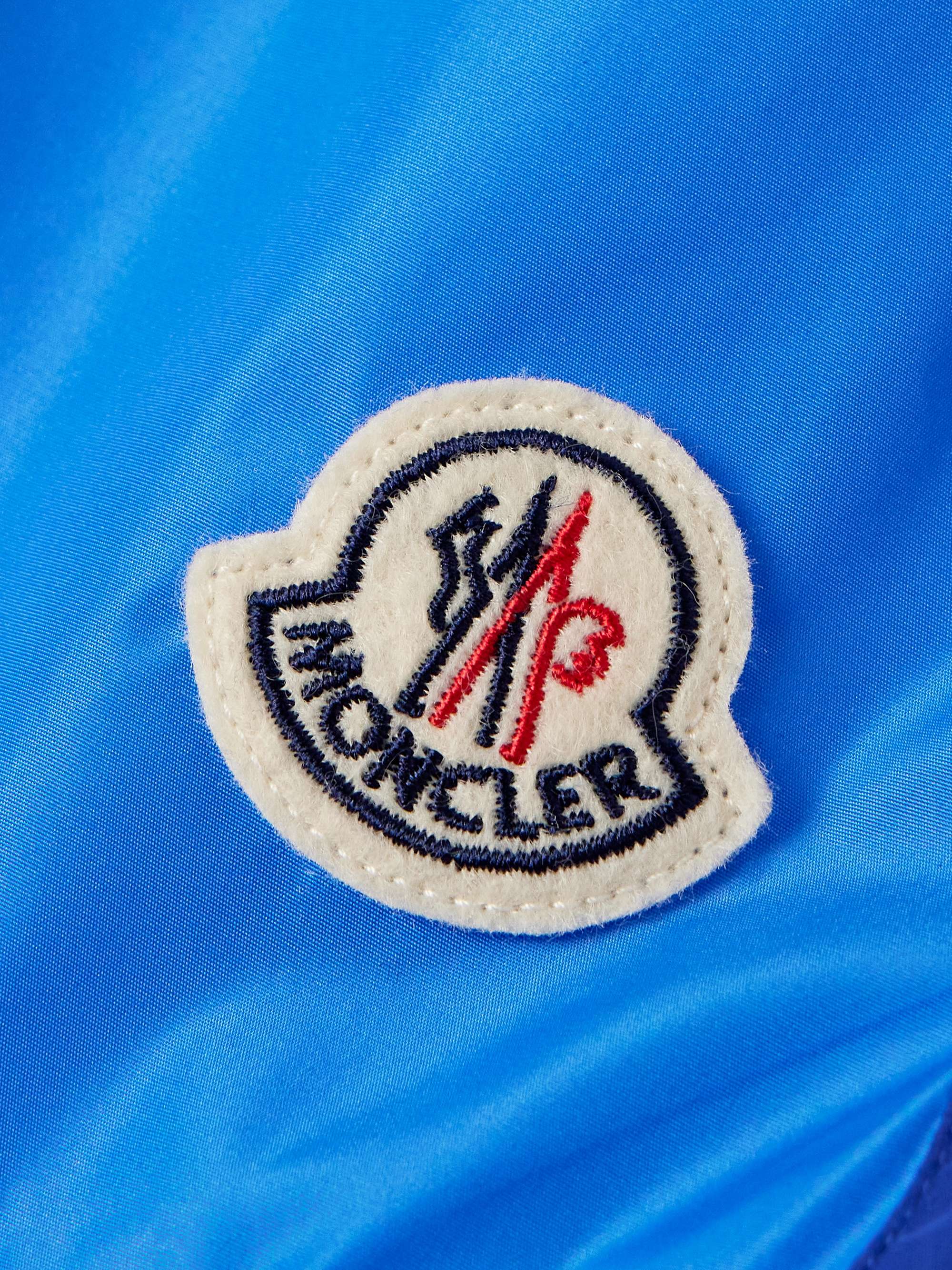 Straight-Leg Mid-Length Logo-Appliquéd Swim Shorts view