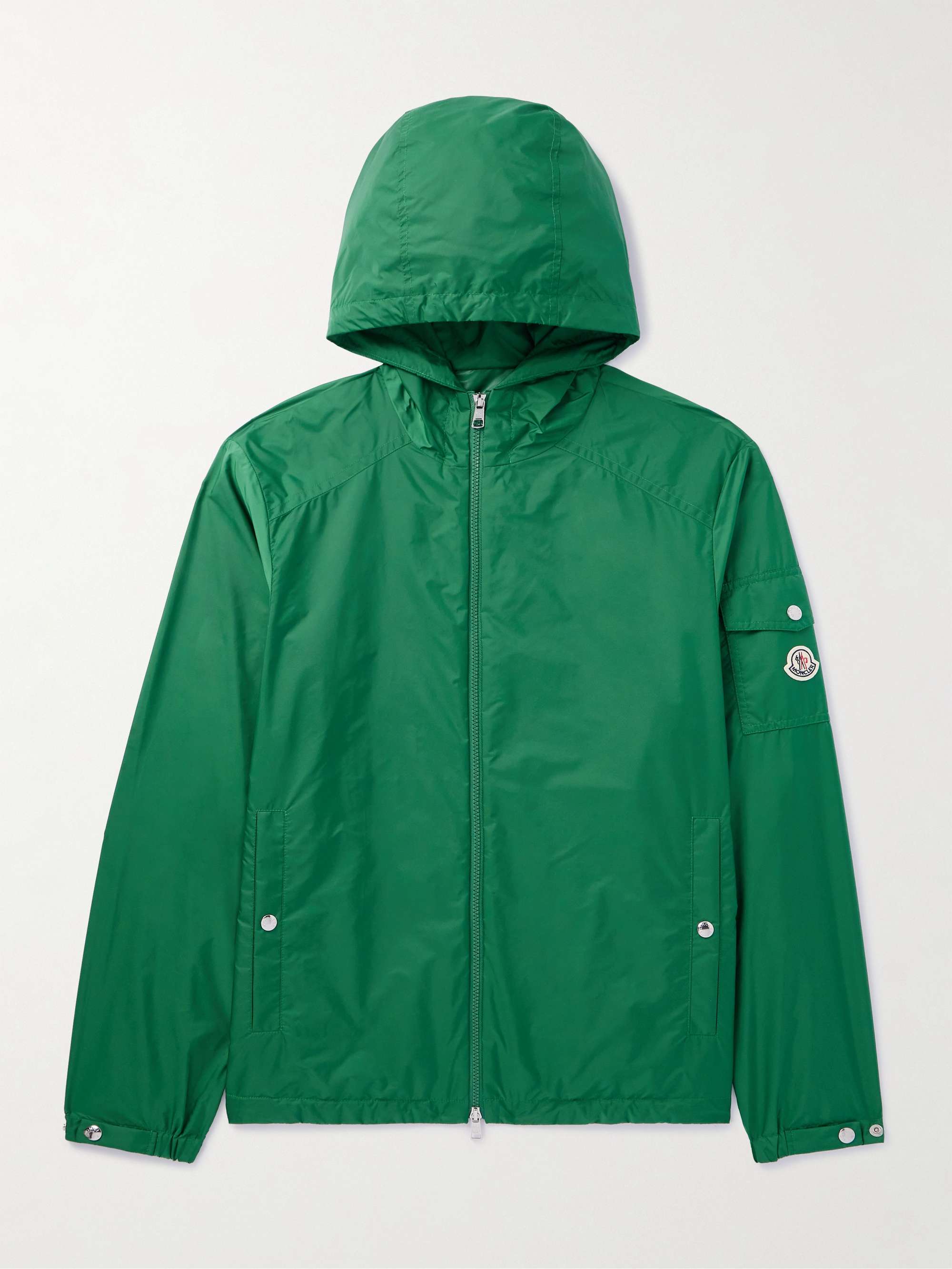 Etiache Logo-Appliqued Shell Hooded Jacket view