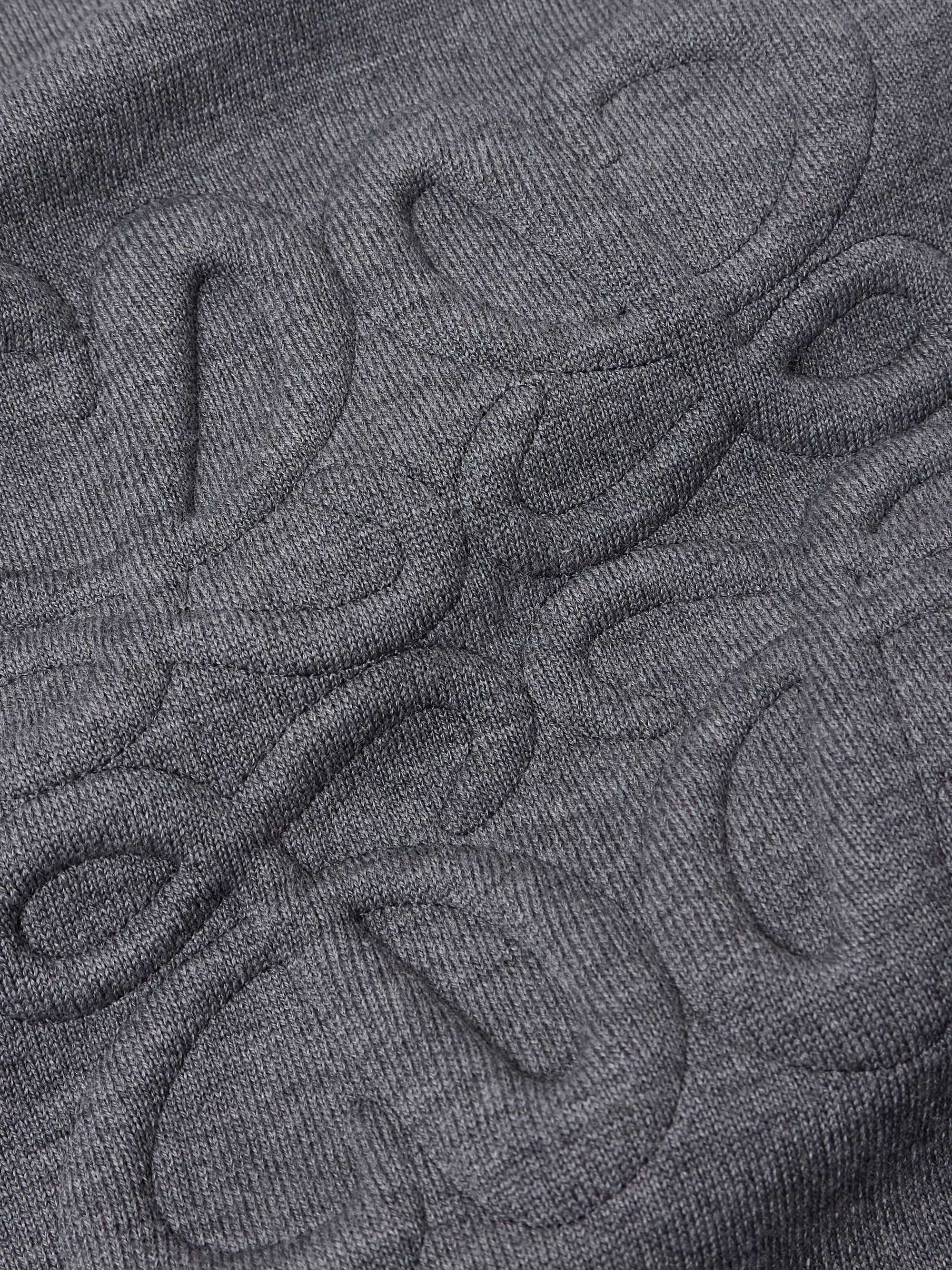 Logo-Embroidered Wool-Blend Sweater view