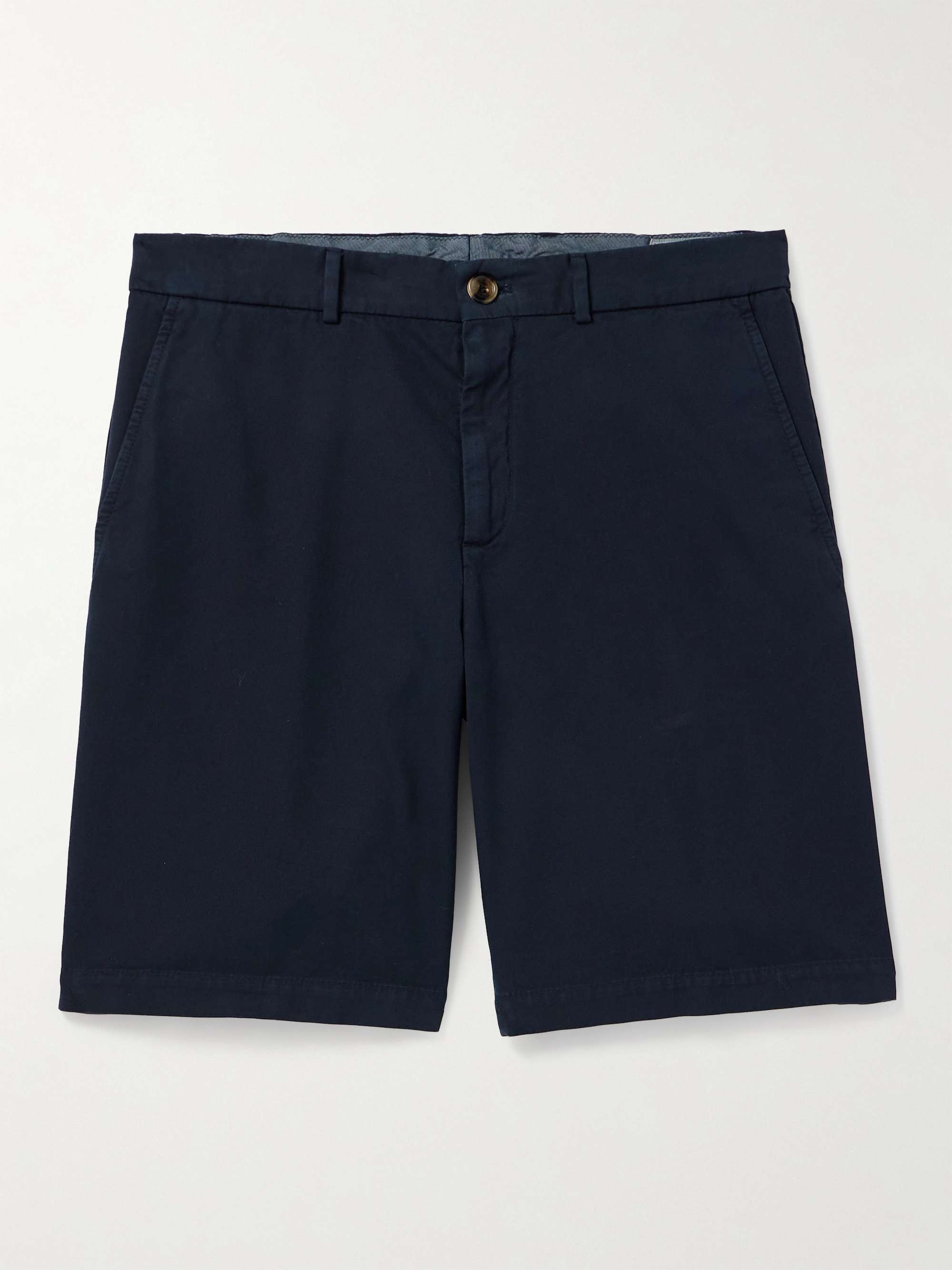 Straight-Leg Cotton-Twill Bermuda Shorts view