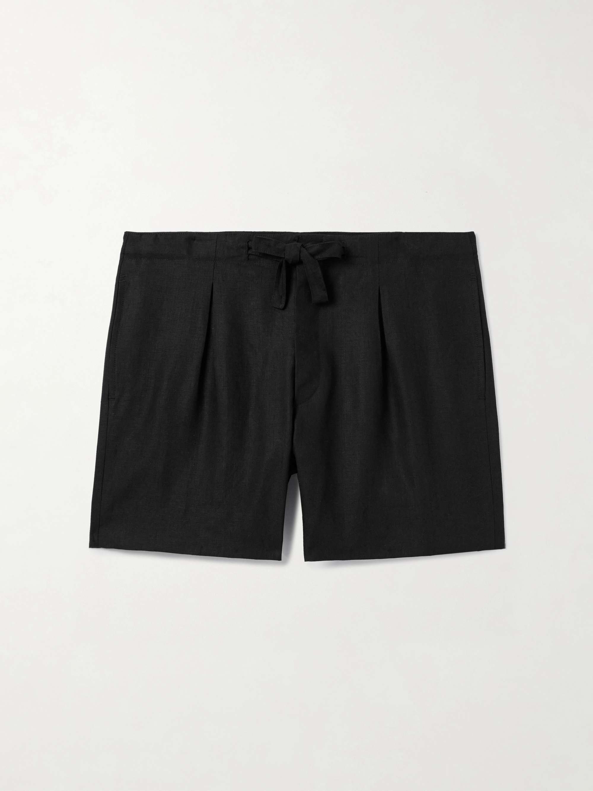 Linen-Twill Shorts view