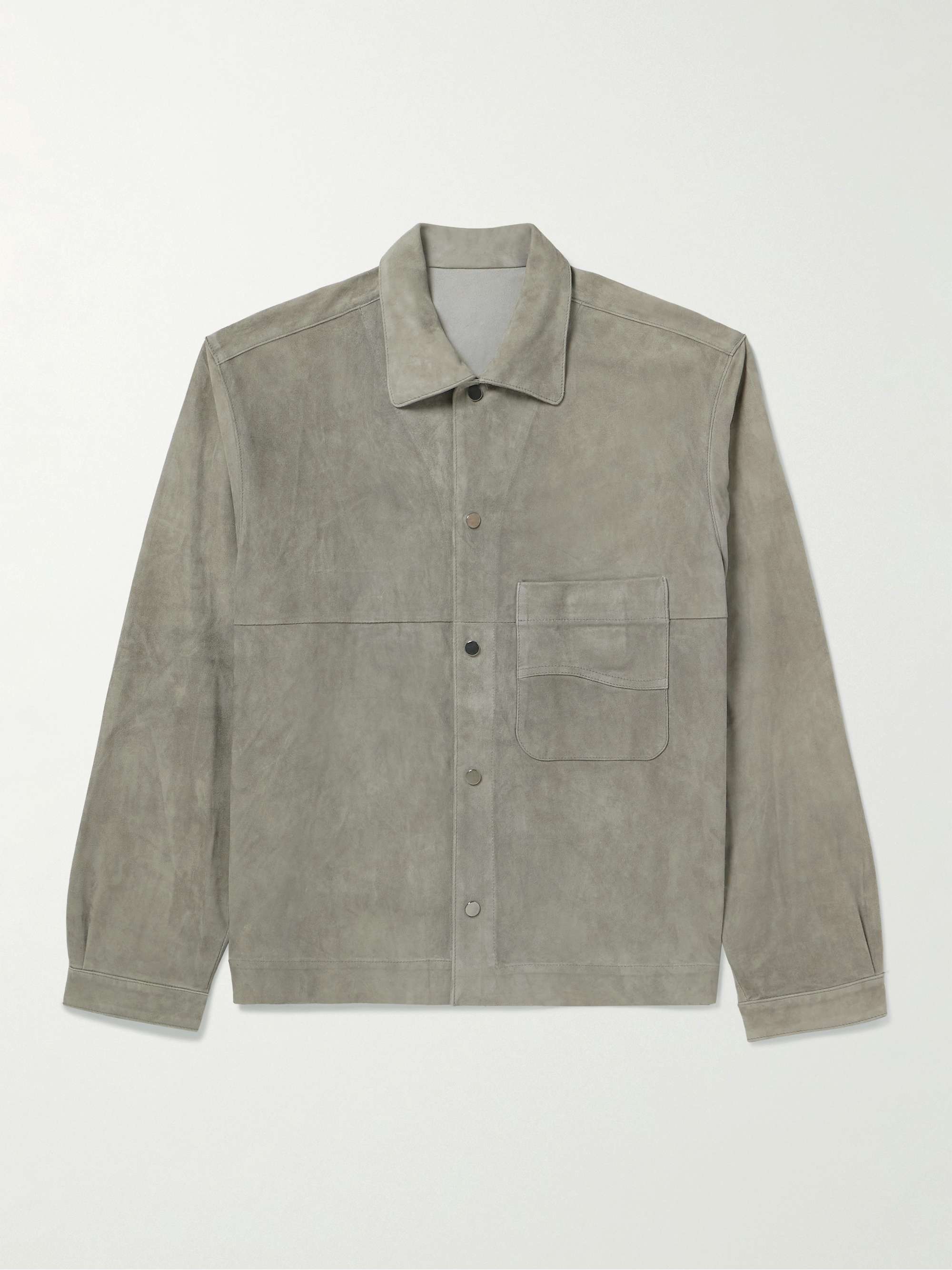 Wave Suede Overshirt view