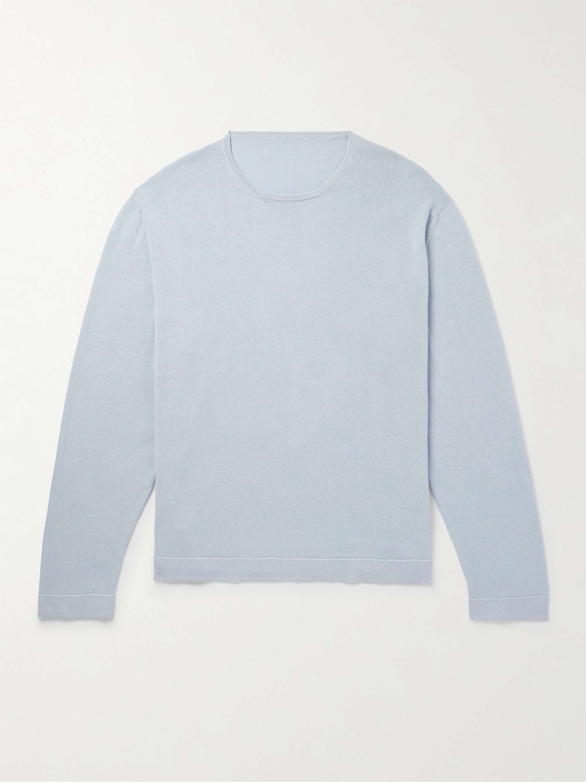 Mélange Mouliné-Cotton Sweater view