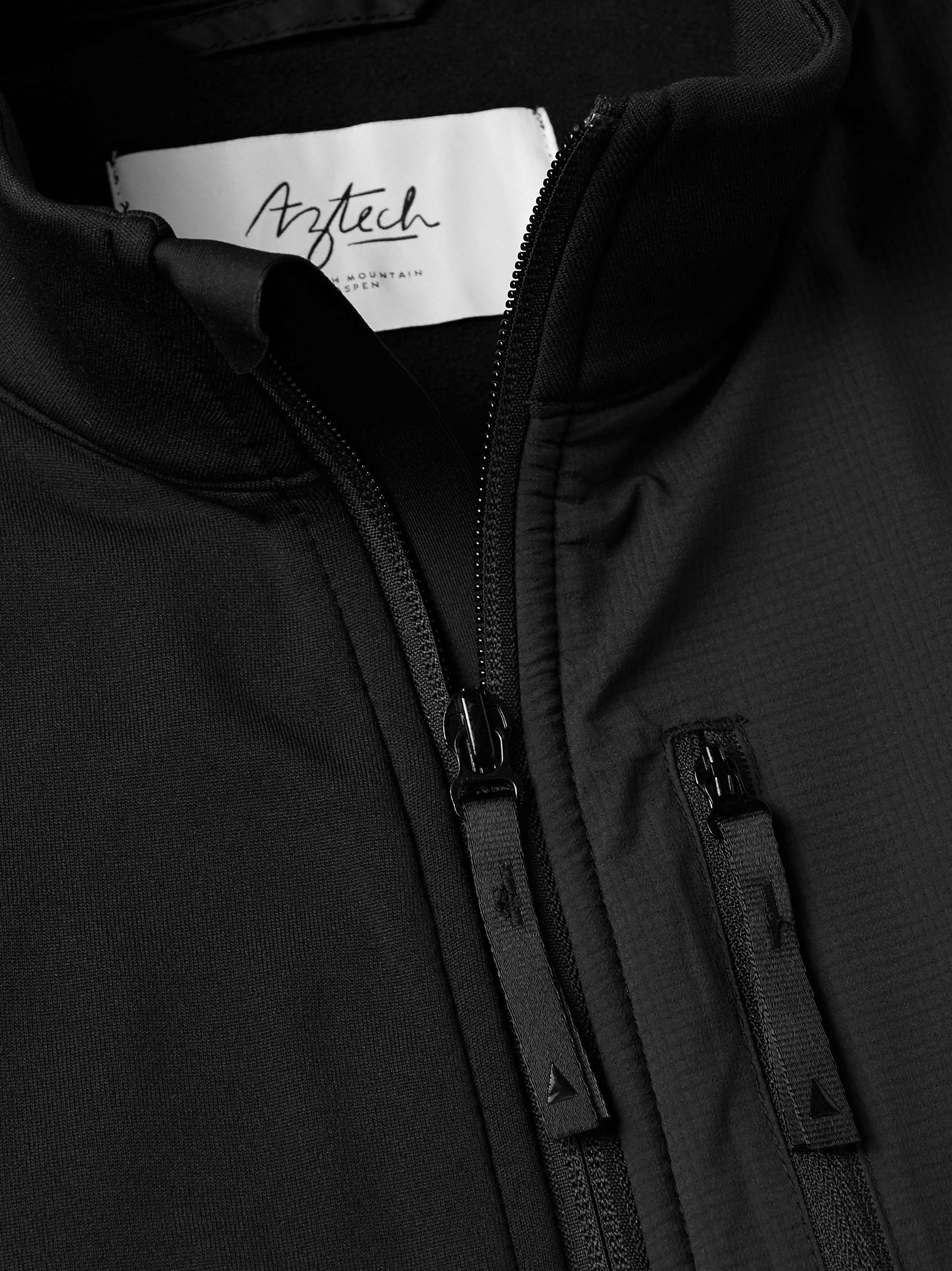 Slim-Fit Panelled Stretch-Jersey and Ripstop Zip-Up Ski Base Layer view