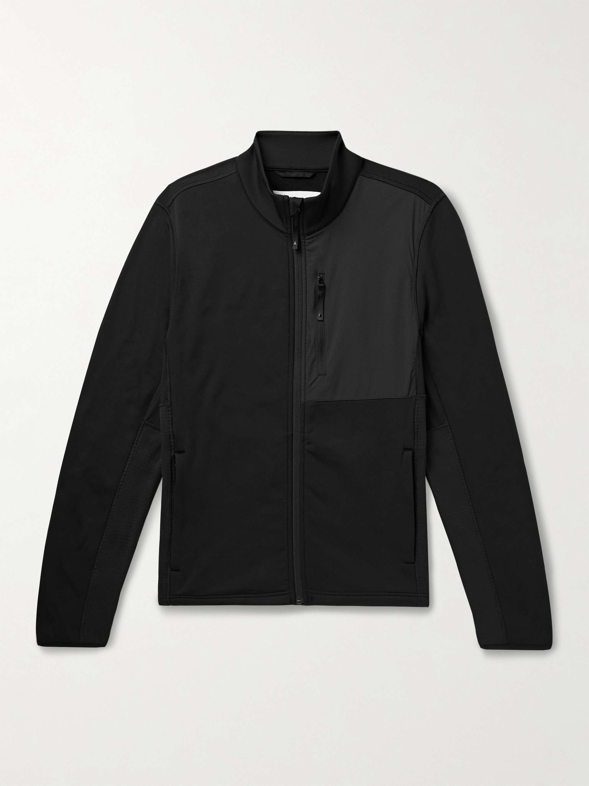 Slim-Fit Panelled Stretch-Jersey and Ripstop Zip-Up Ski Base Layer view