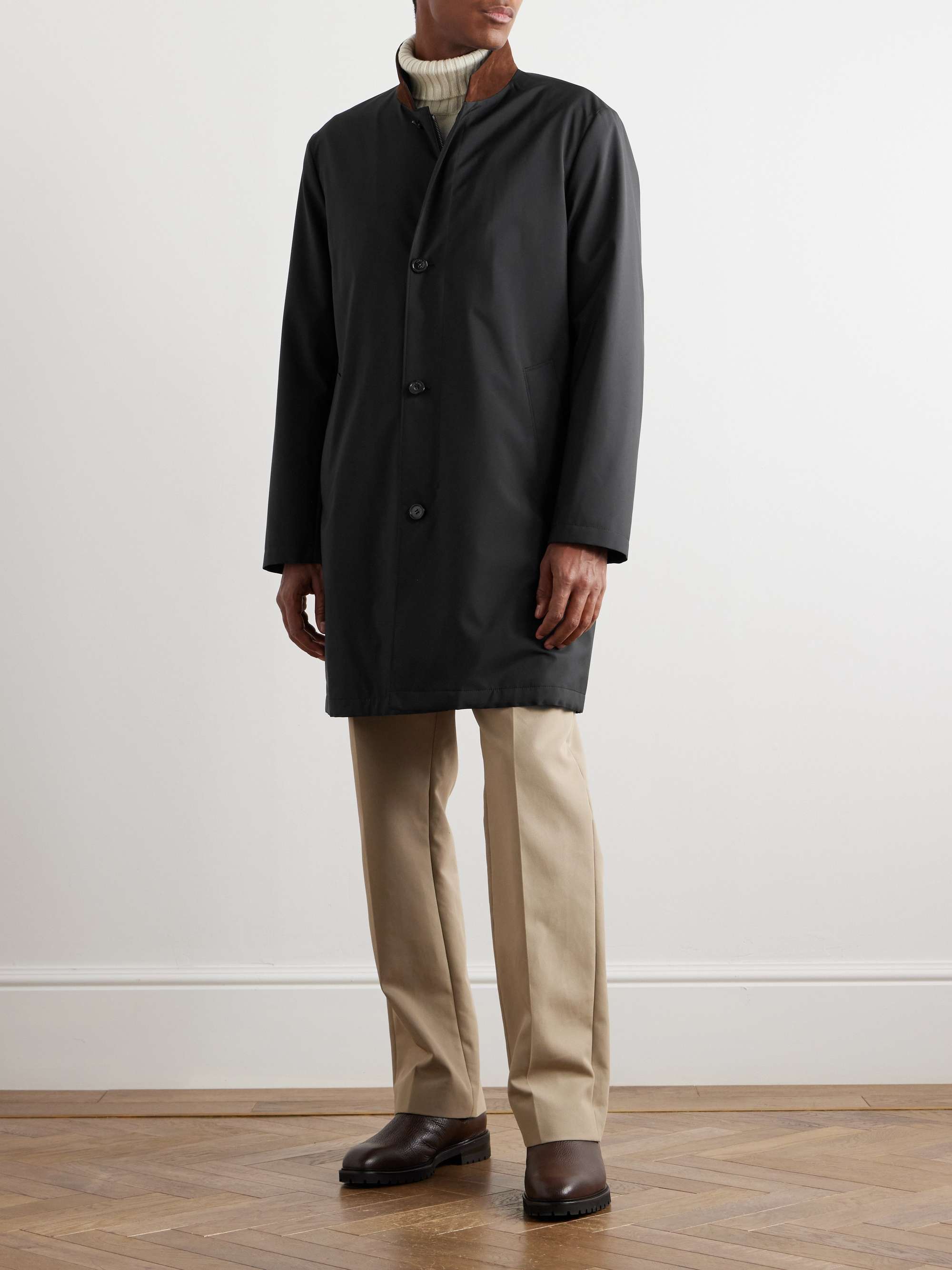 Sebring Windmate Suede-Trimmed Storm System® Shell Car Coat view