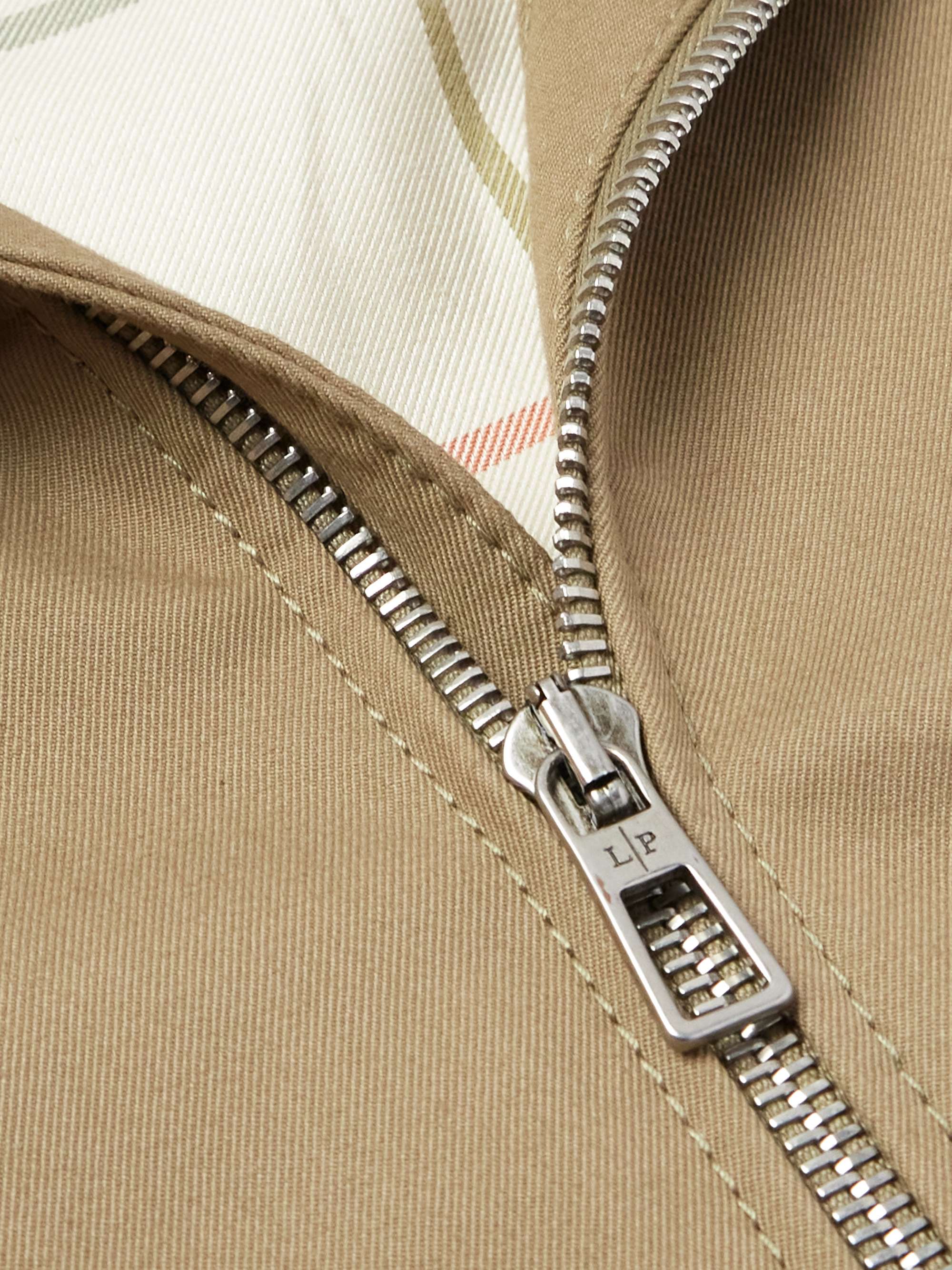 Cotton-Gabardine Harrington Jacket view