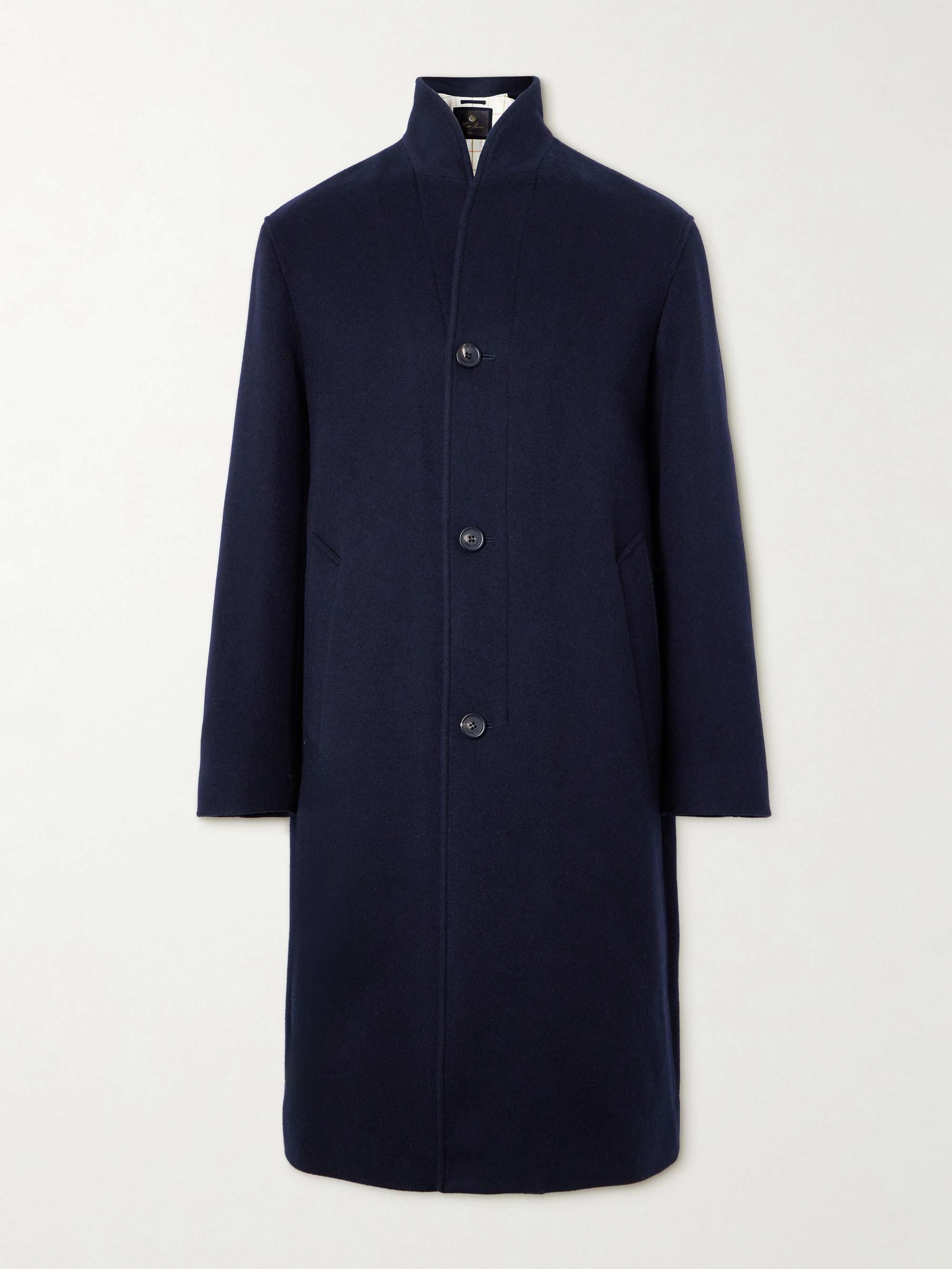 Daito Shawl-Collar Double-Faced Cashmere Coat view
