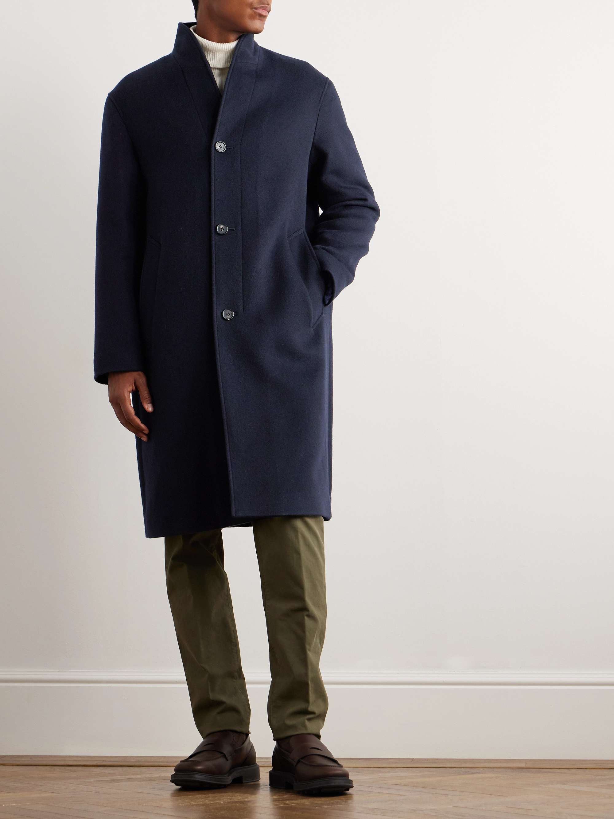 Daito Shawl-Collar Double-Faced Cashmere Coat view