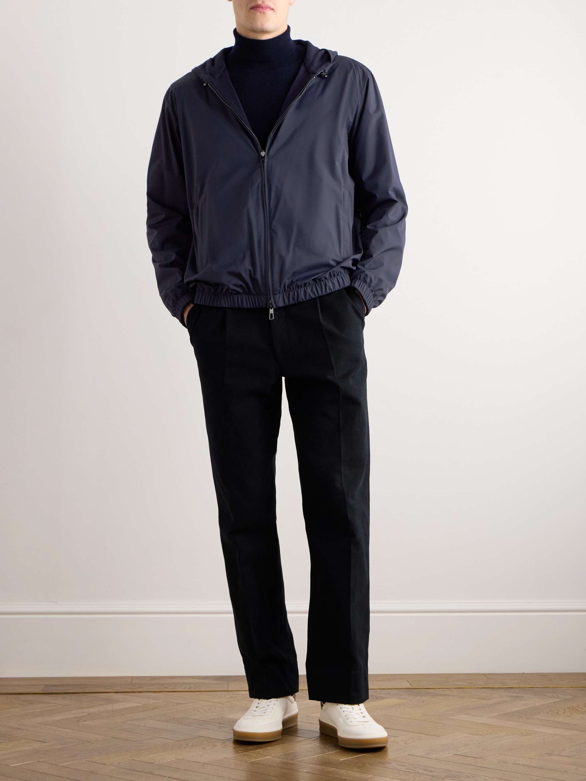 Storm System® Shell Hooded Bomber Jacket view