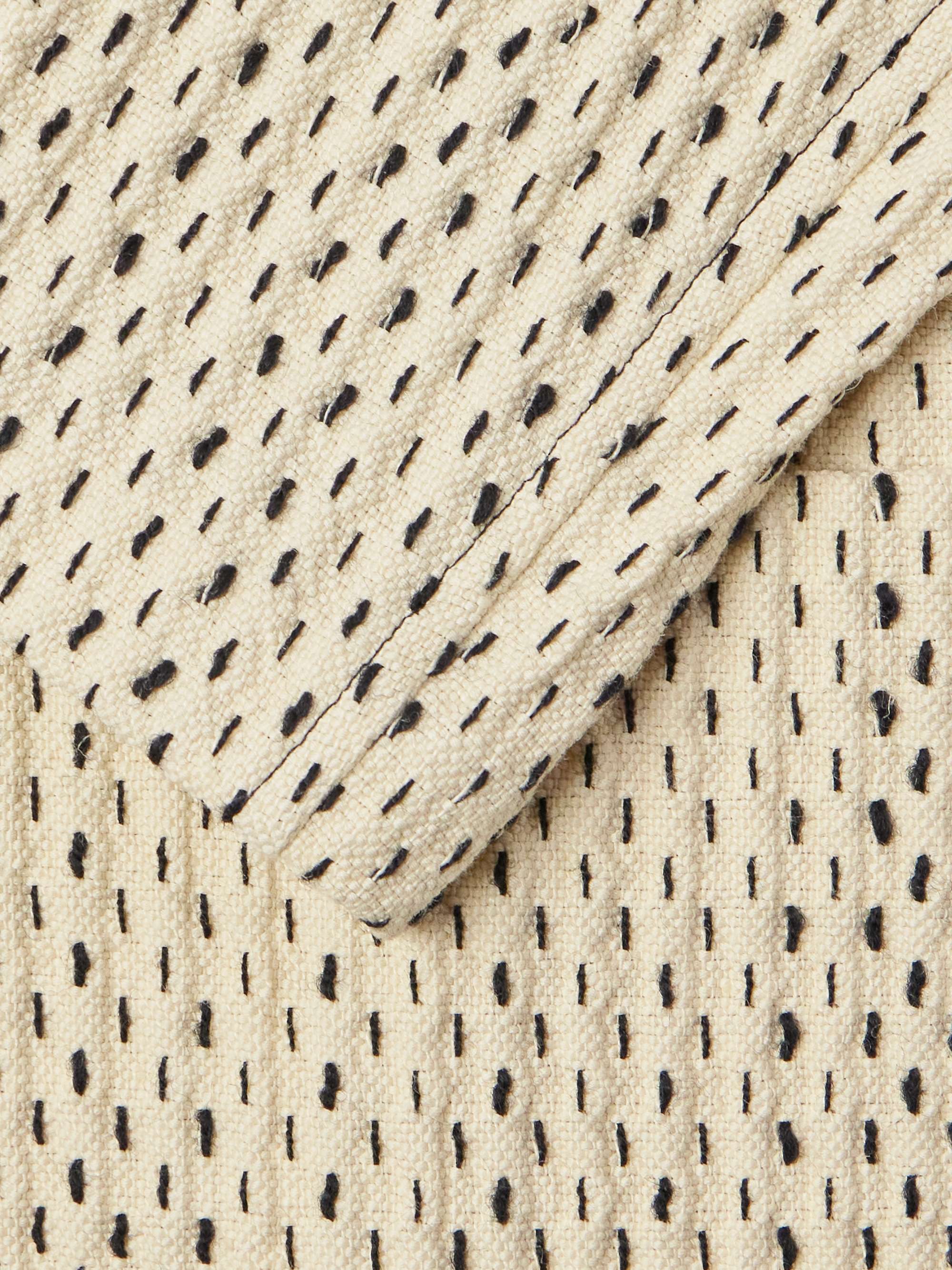 Joren Textured-Knit Cotton-Blend Jacket view