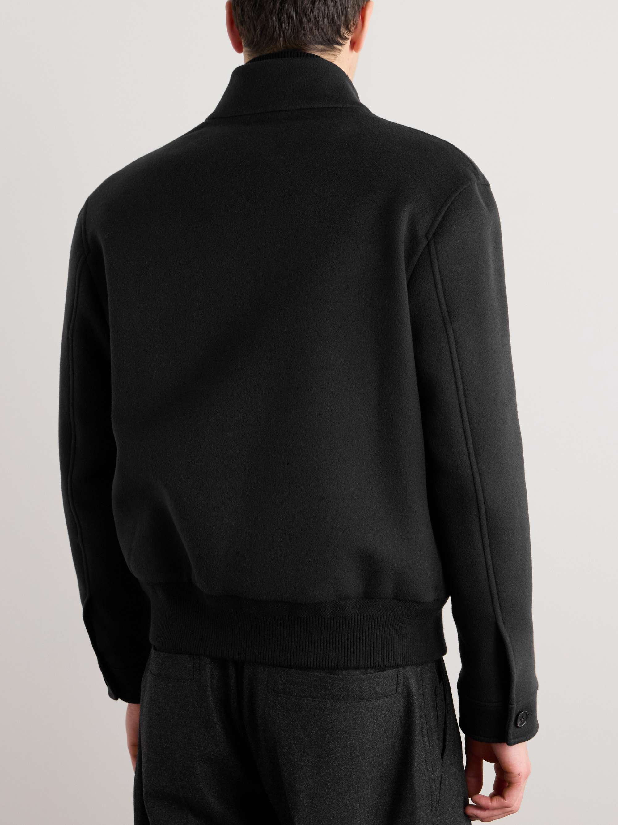 Gaikan Cashmere Bomber Jacket view
